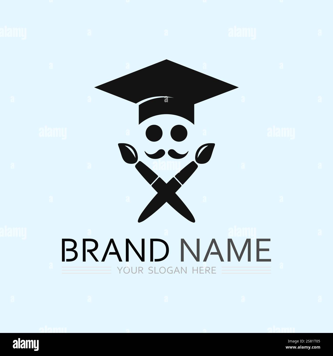 Education Logo Template vector icon illustration design Stock Vector
