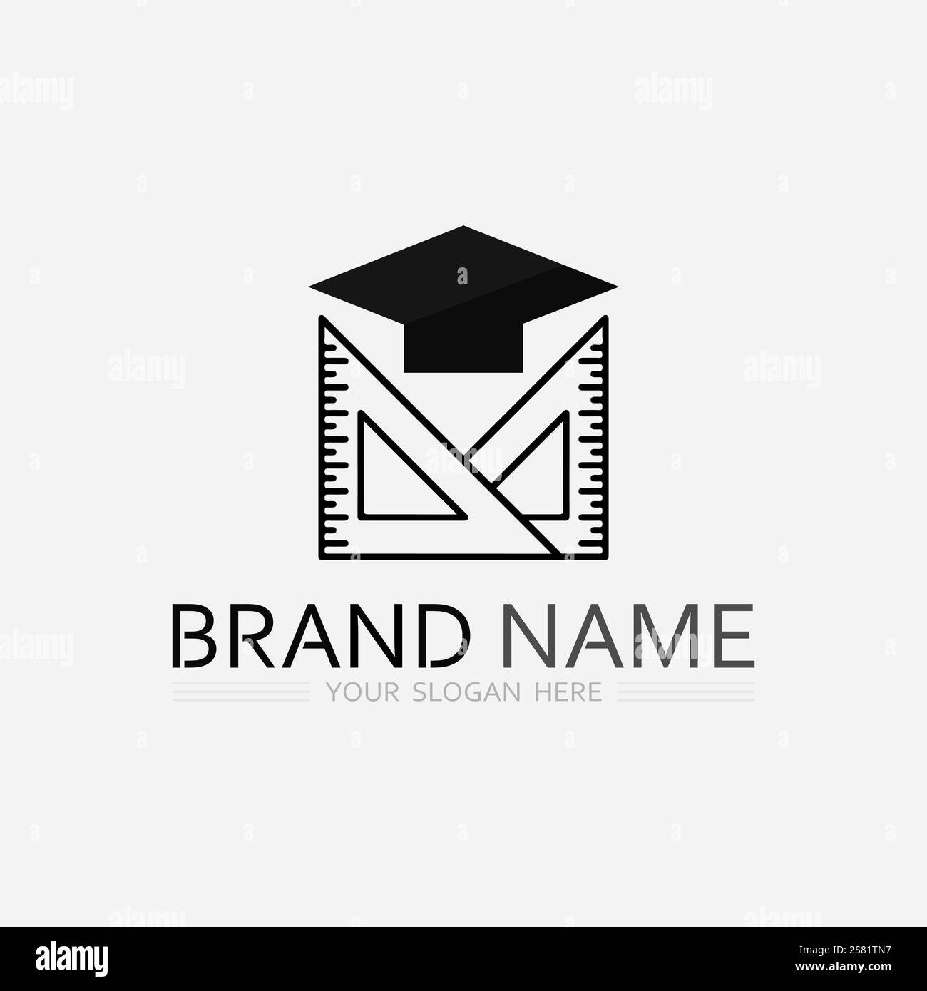 Education Logo Template vector icon illustration design Stock Vector