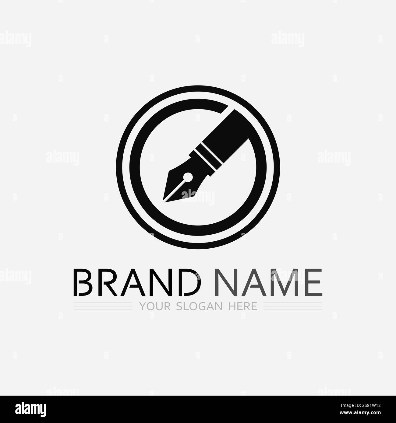Education Logo Template vector icon illustration design Stock Vector