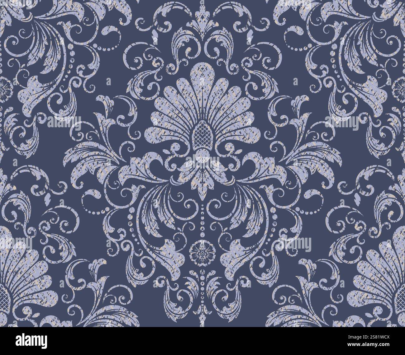 Damask seamless pattern element. Vector classical luxury old fashioned ...