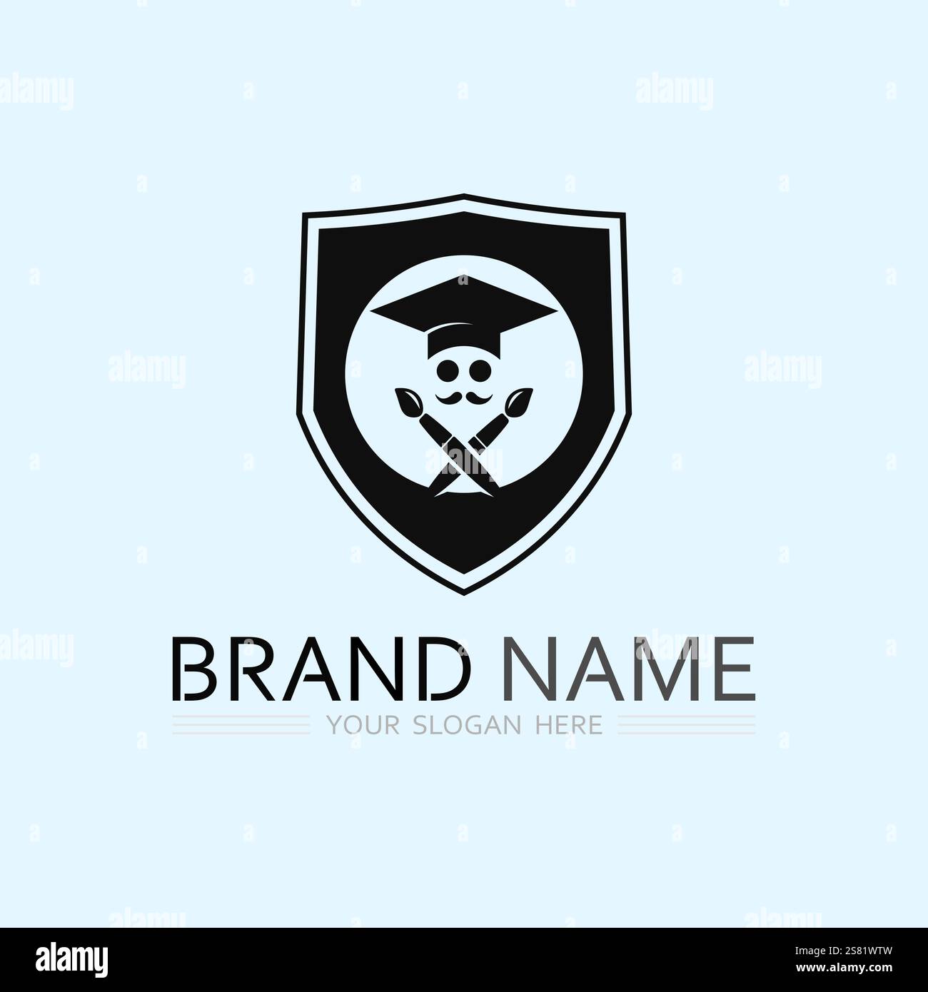 Education Logo Template vector icon illustration design Stock Vector