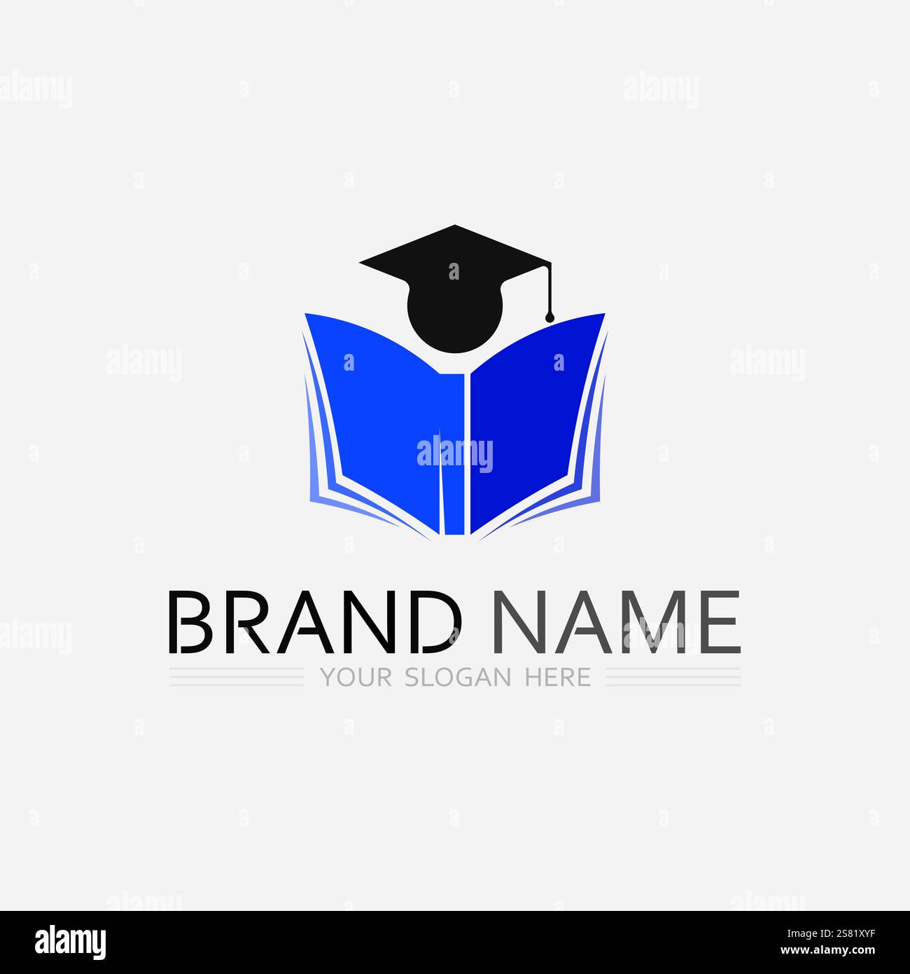 Education Logo Template vector icon illustration design Stock Vector
