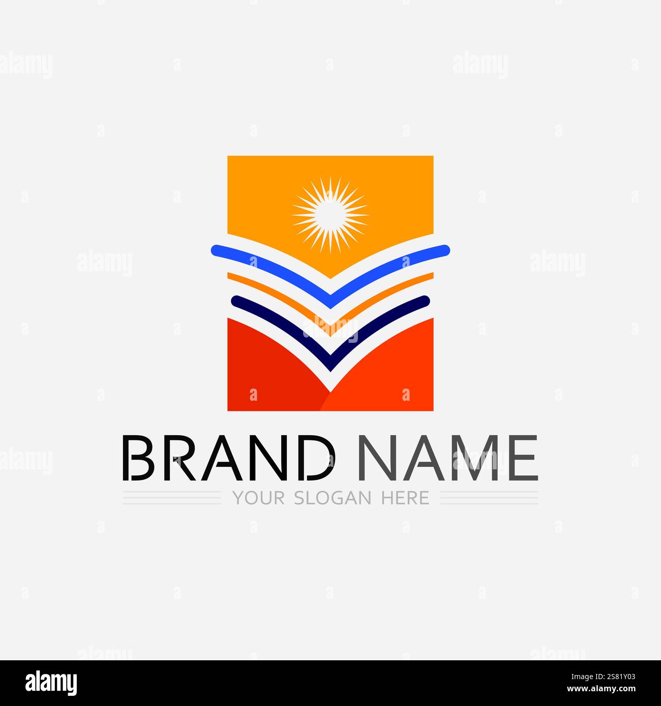 Education Logo Template vector icon illustration design Stock Vector