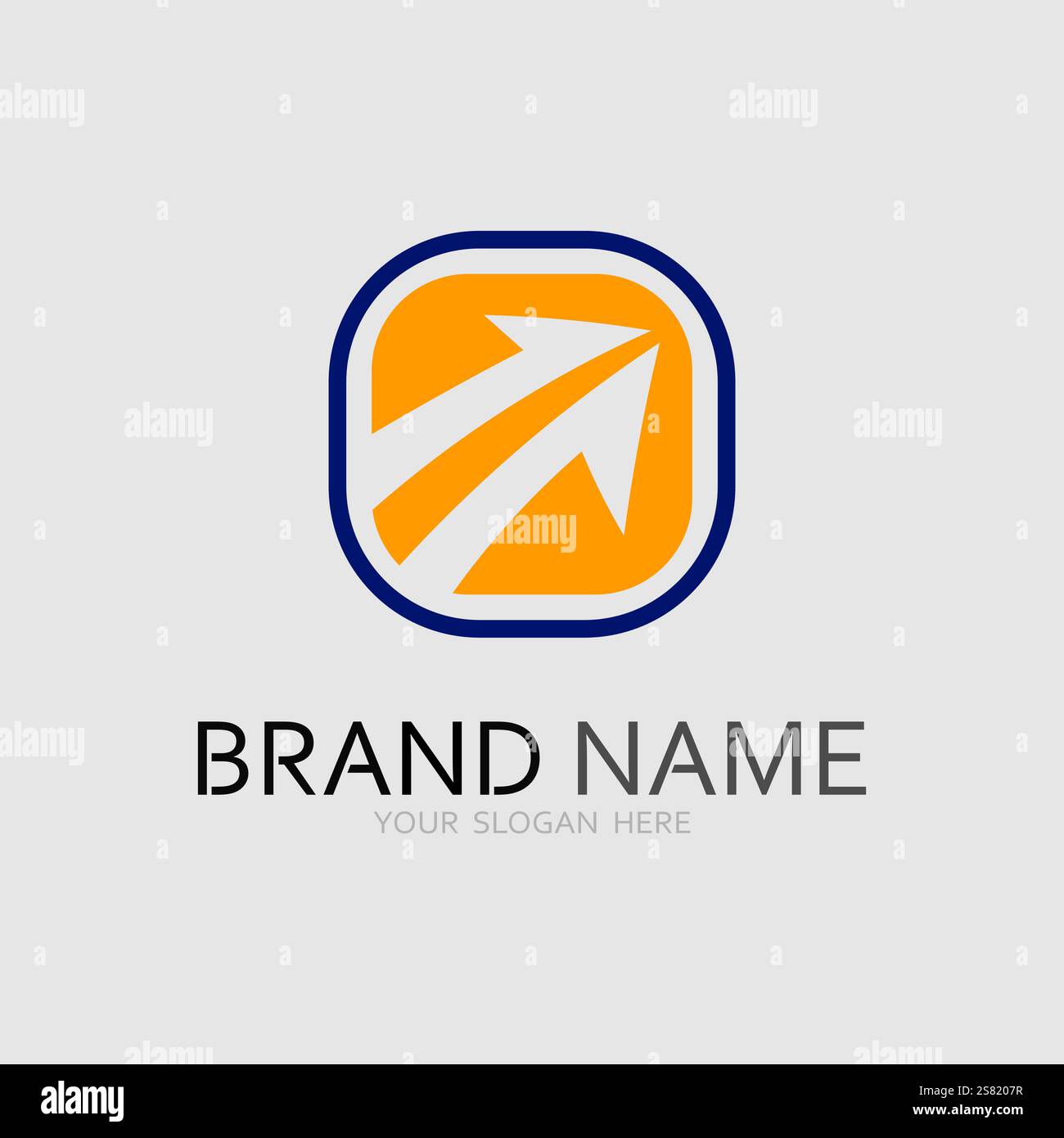 Business icon and logo design vector graphic Stock Vector