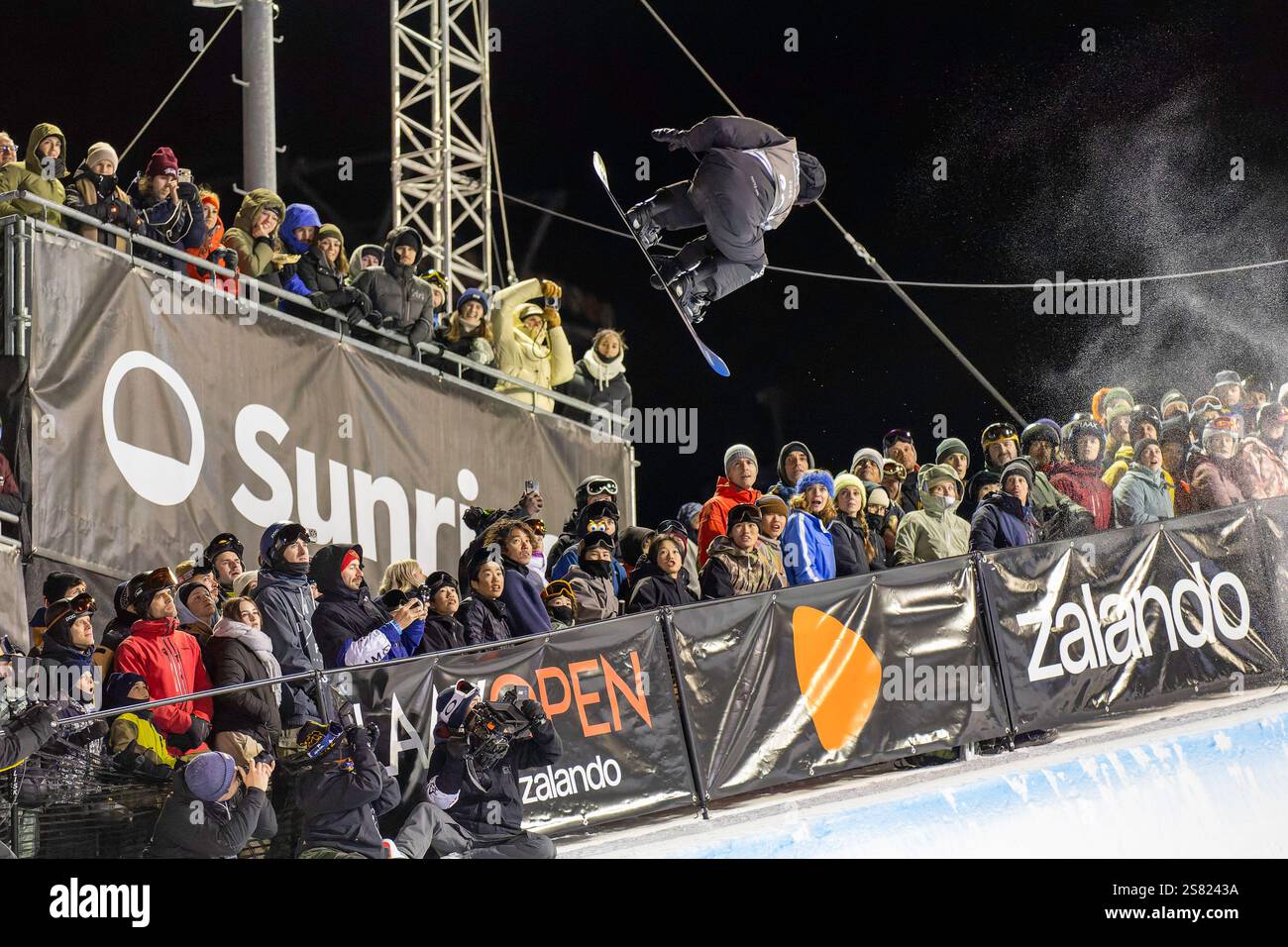 18/01/2025, Laax, Crap Sogn Gion, LAAX Open, Halfpipe Final, CHOI Gaon