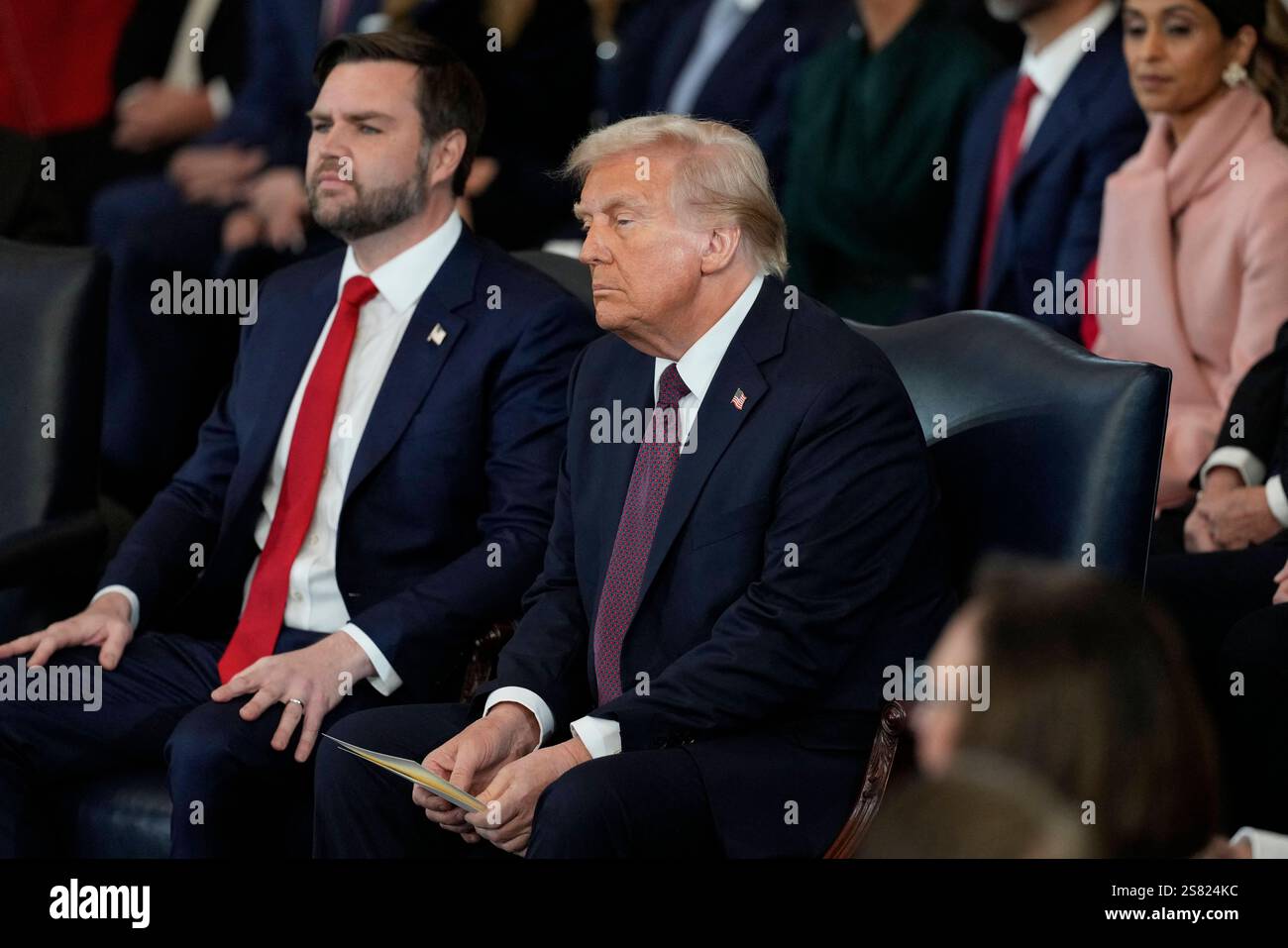 President-elect Donald Trump and Vice President-elect JD Vance arrive ...