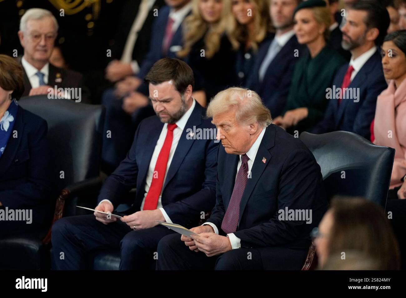 President-elect Donald Trump and Vice President-elect JD Vance arrive ...