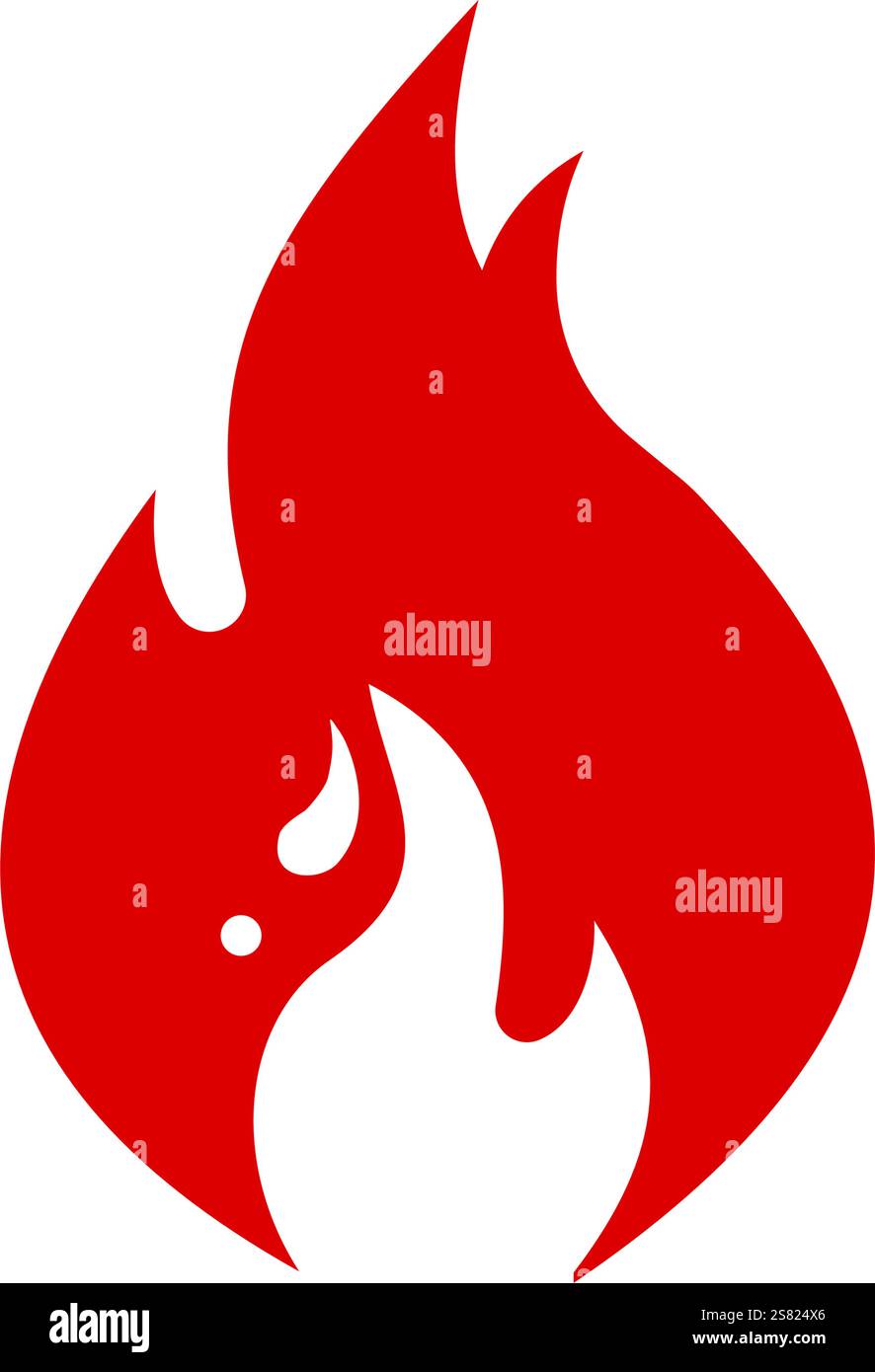 flame, fire - vector icon Stock Vector Image & Art - Alamy
