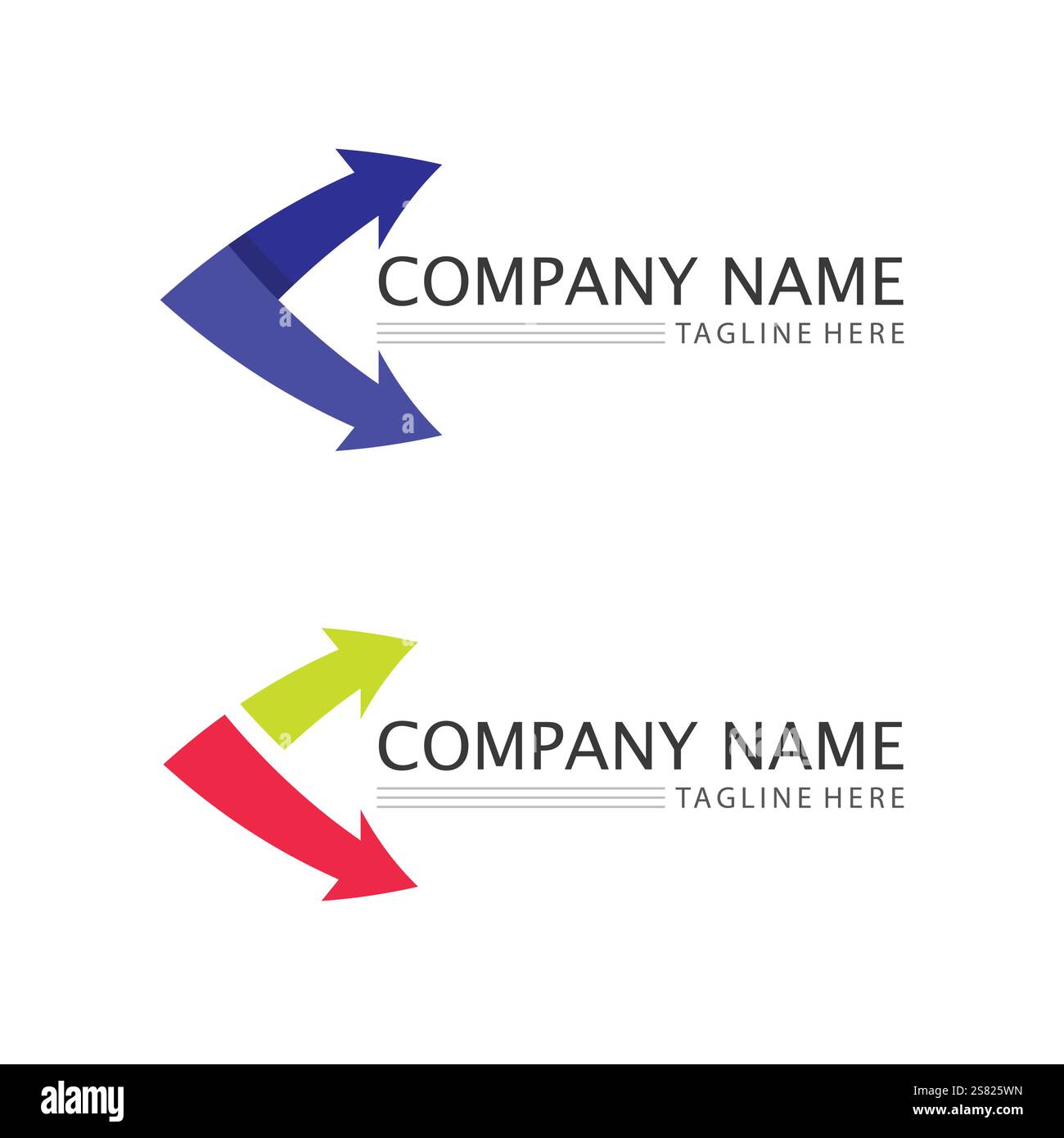 Arrow vector illustration icon Logo Template design Stock Vector