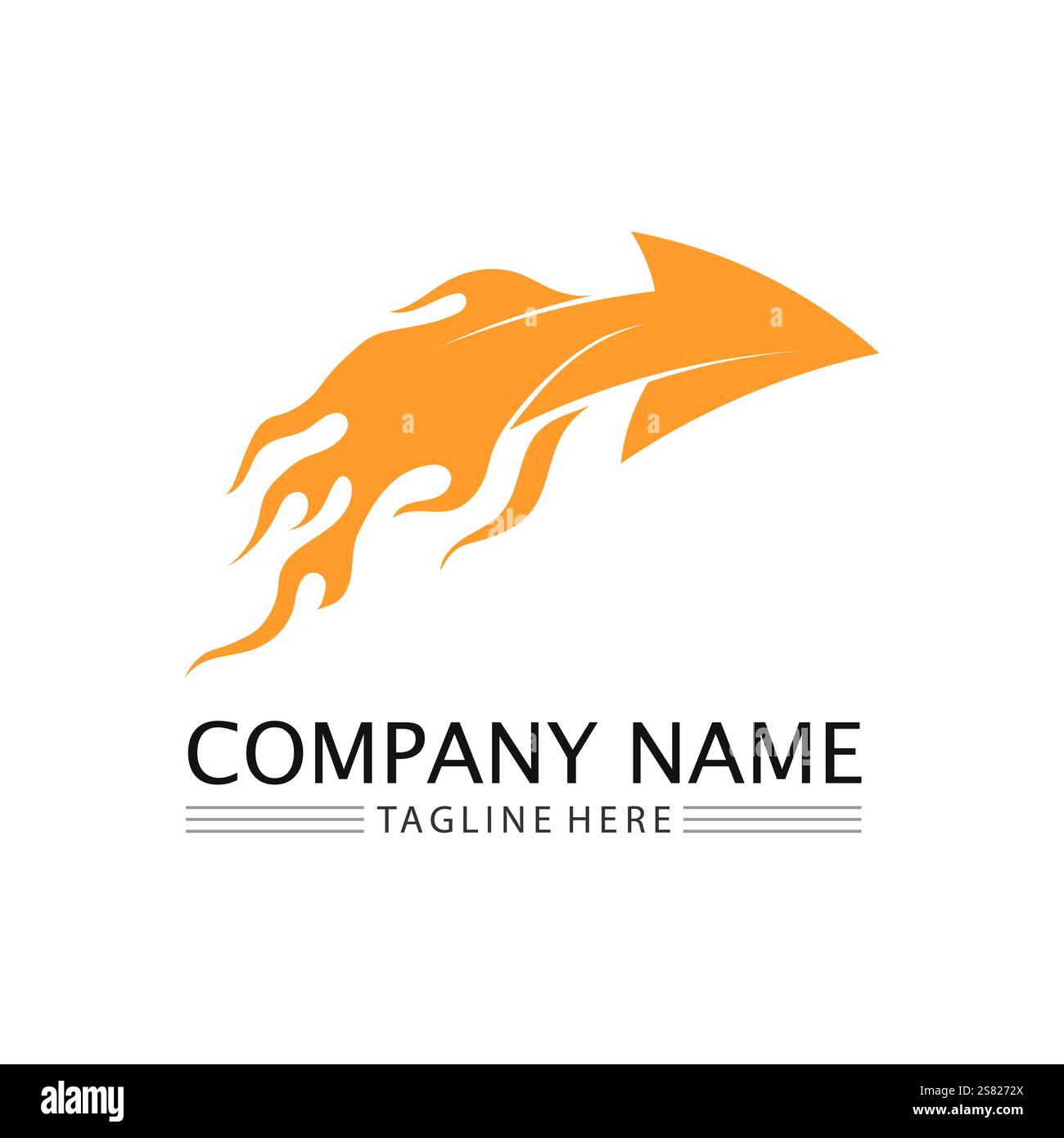 fire flame logo icon vector design template Stock Vector