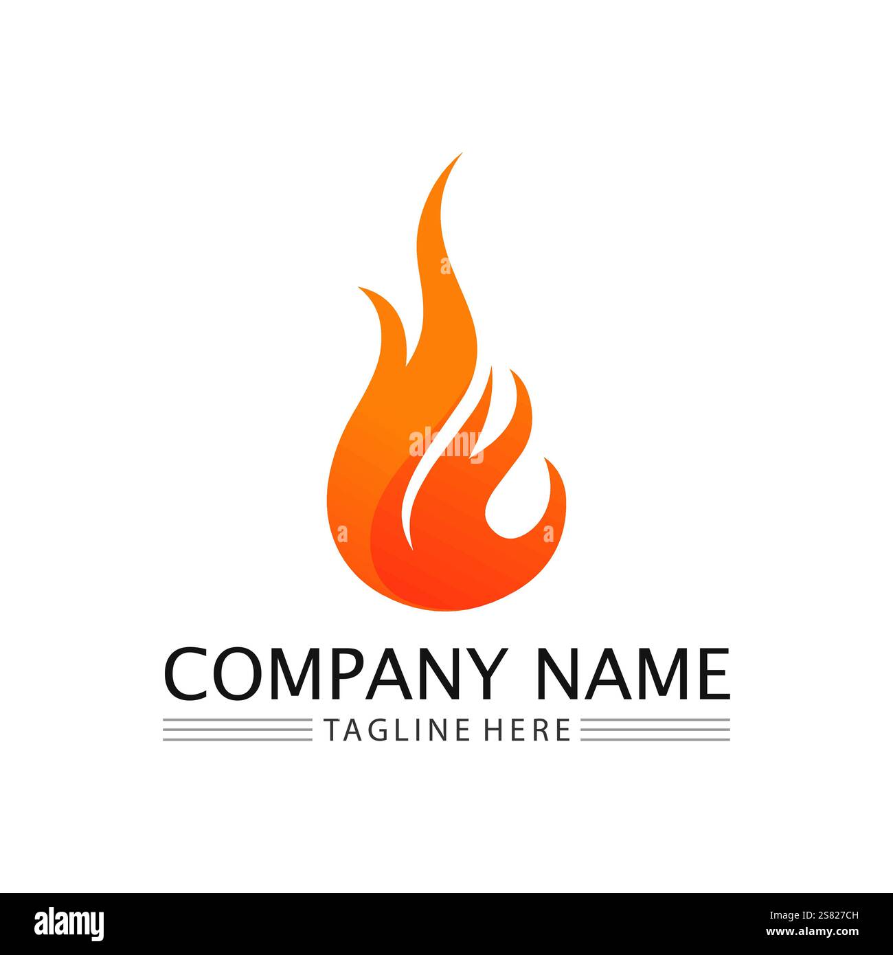 fire flame logo icon vector design template Stock Vector Image & Art ...