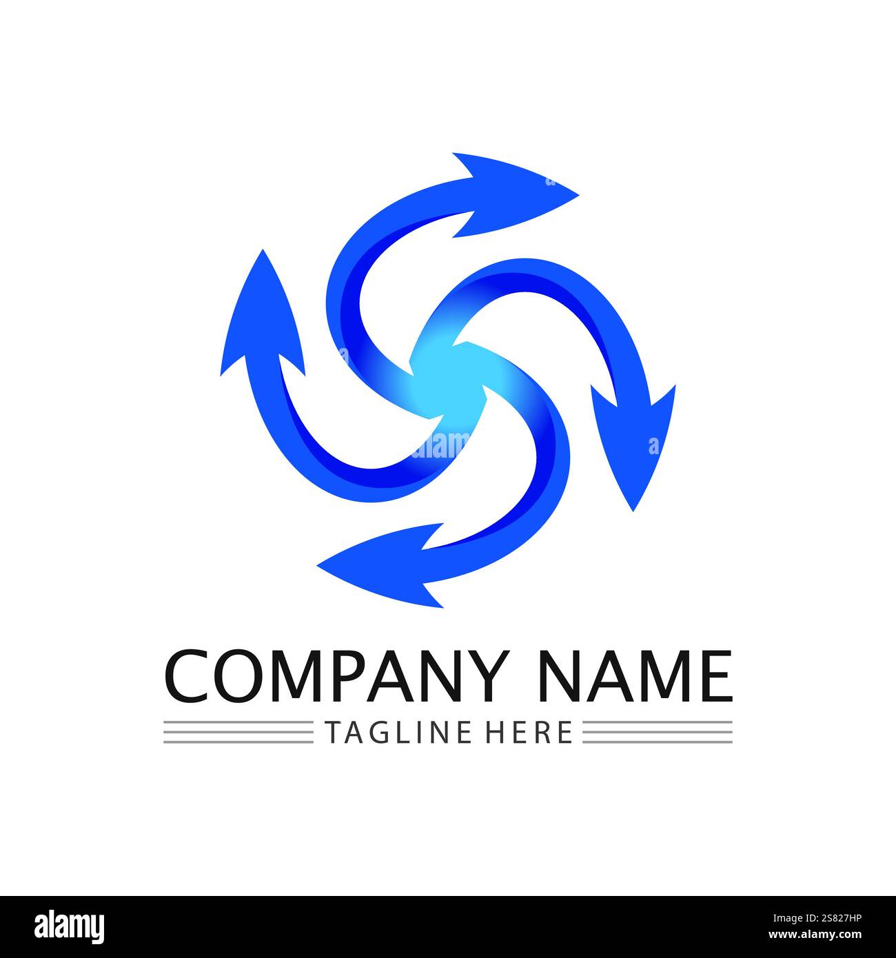 Arrow vector illustration icon Logo Template design Stock Vector