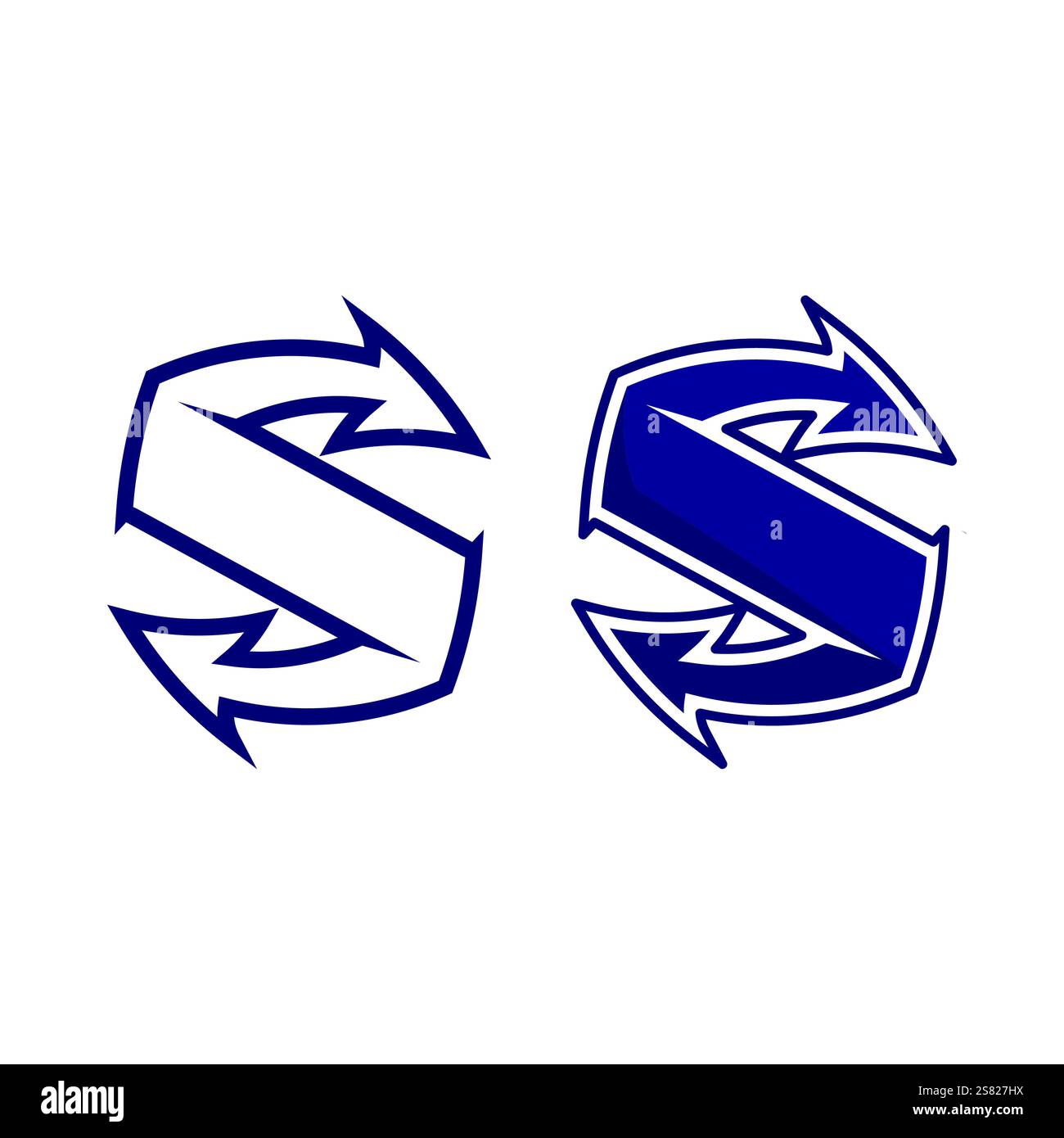 Arrow vector illustration icon Logo Template design Stock Vector