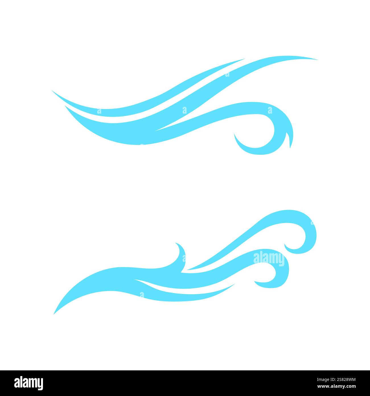 water splash blue color circle template on black background vector Stock Vector