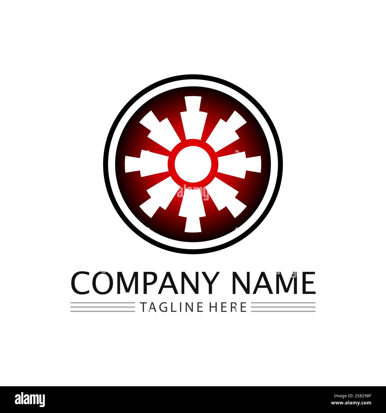 Circle logo and symbol vector icon template app Stock Vector Image ...