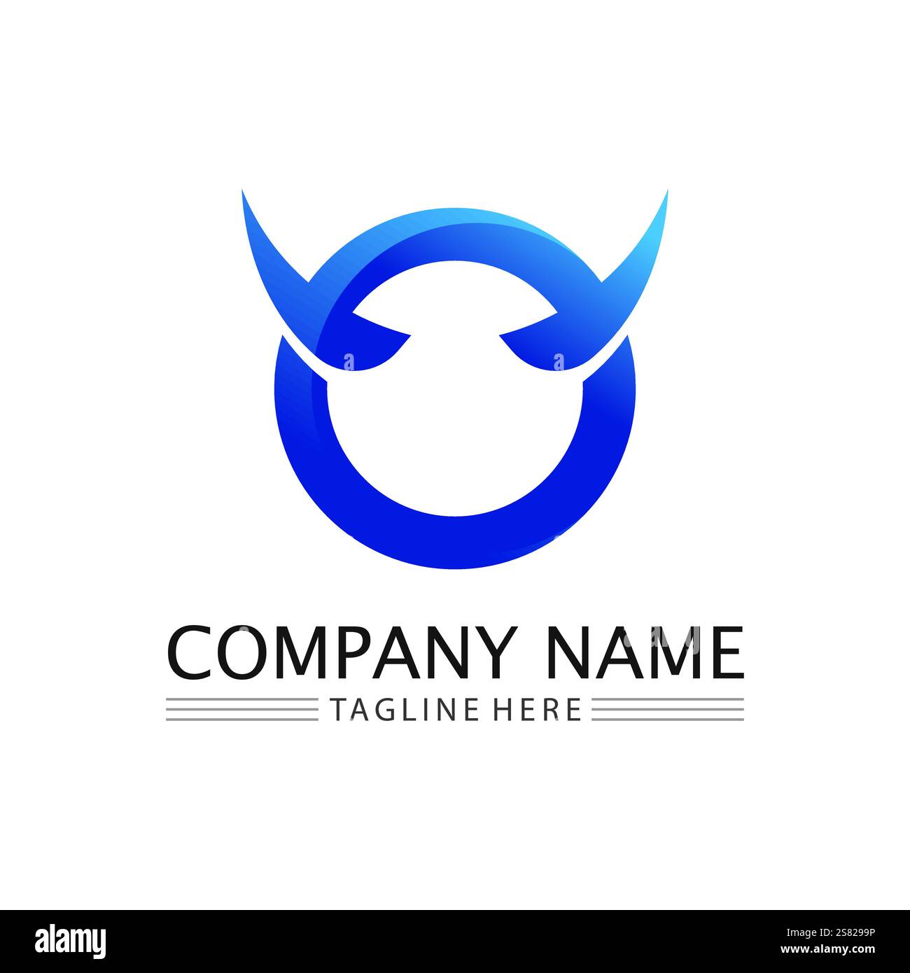 Circle logo and symbol vector icon template app Stock Vector
