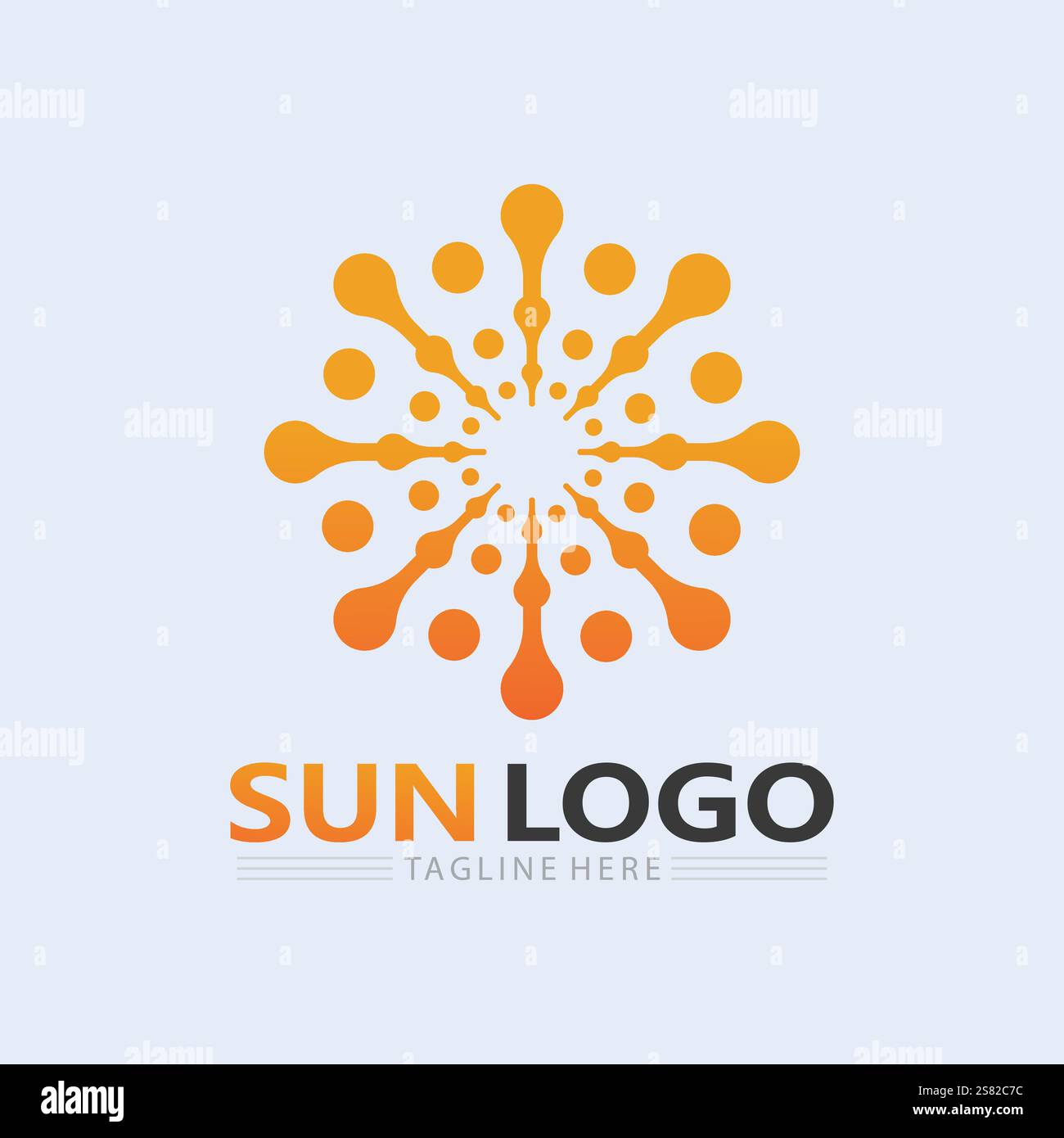 Sun Vector illustration Icon Logo Template design Stock Vector Image ...