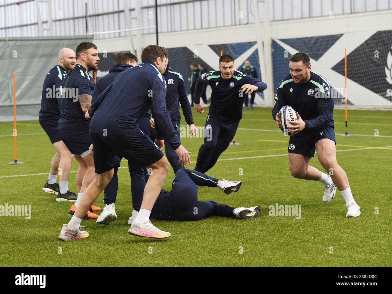 Oriam Sports Centre Edinburgh.Scotland.UK.20th Jan 2025 Scotland Rugby