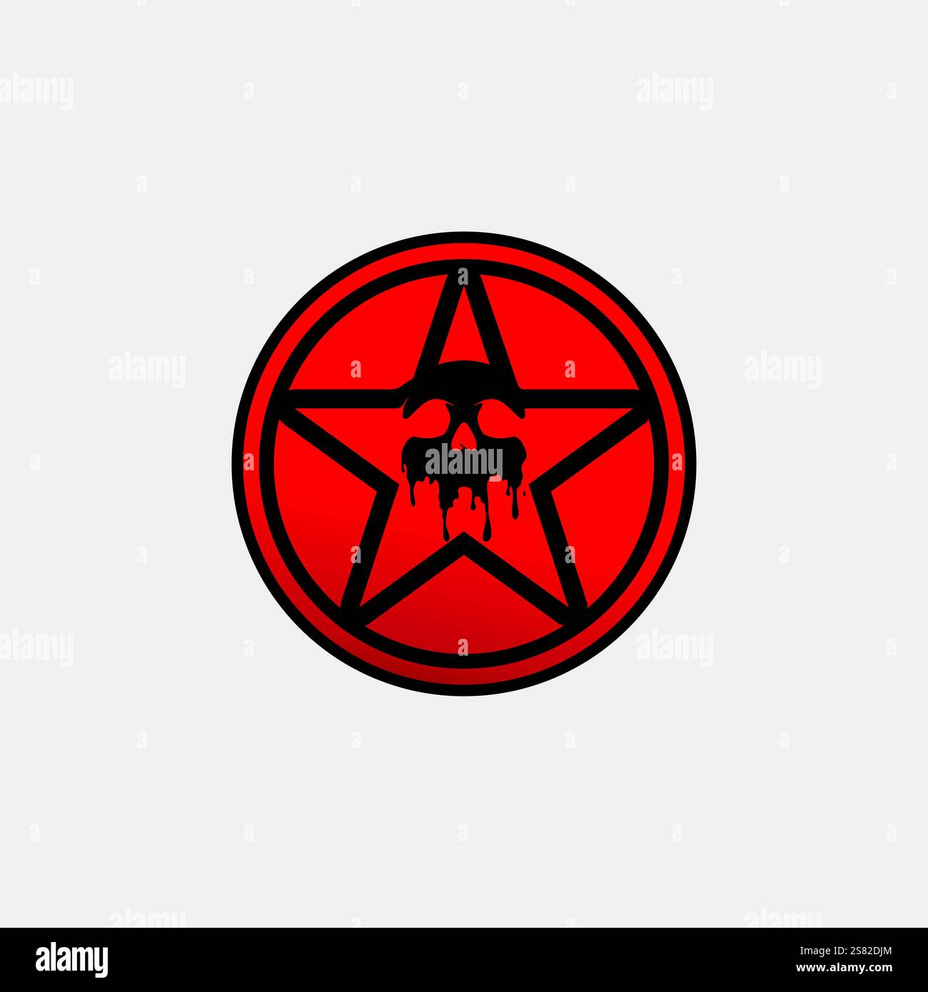 skull and bones icon logo design vector graphic illustration Stock Vector
