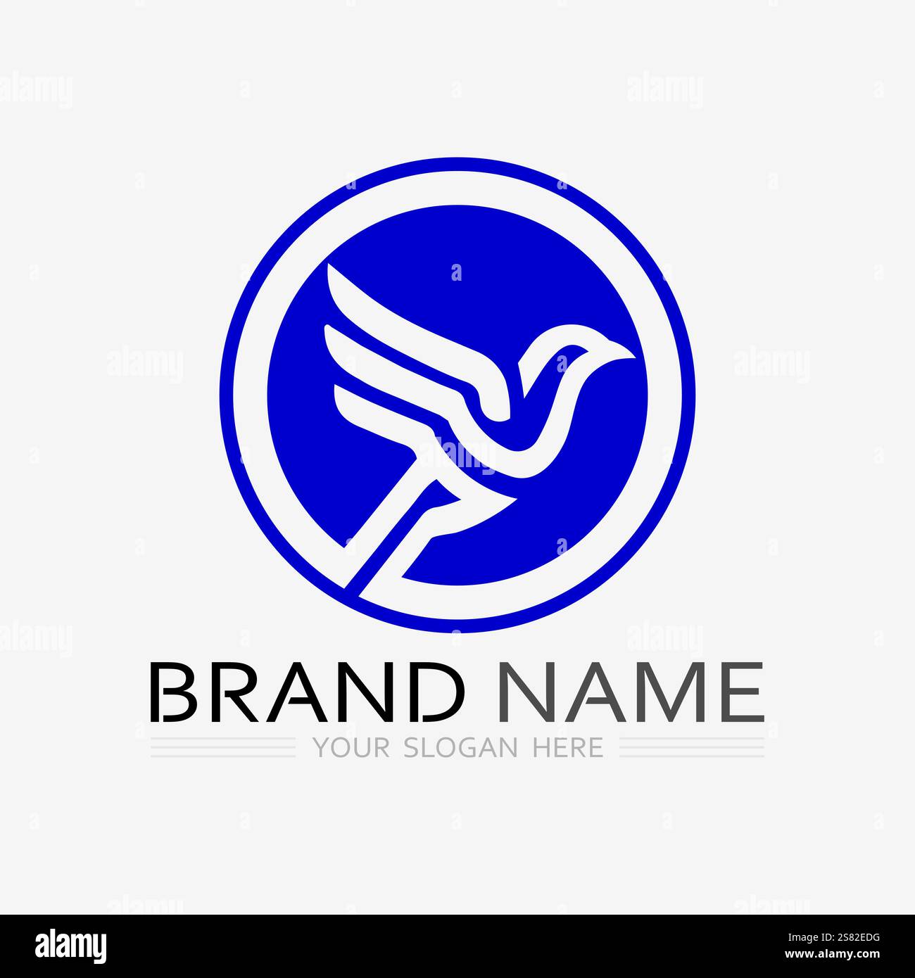 bird logo vector icon design template Stock Vector Image & Art - Alamy