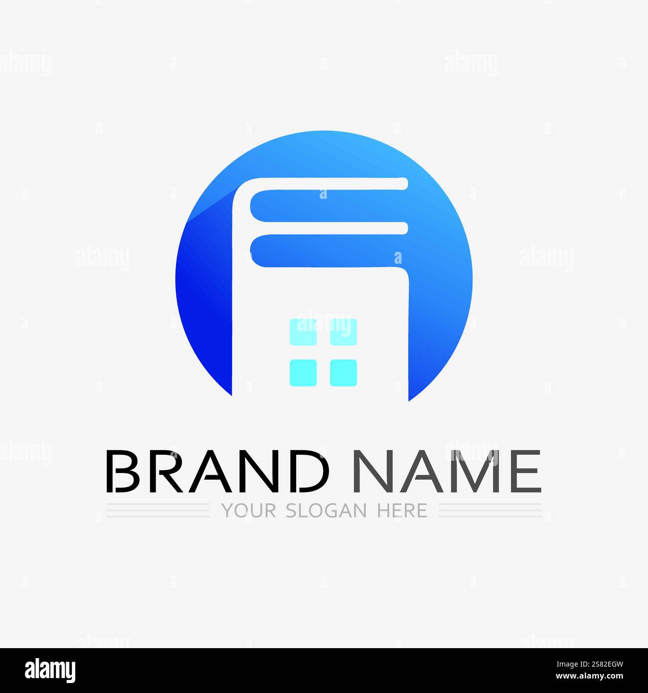 Book logo vector and illustration education icon Stock Vector