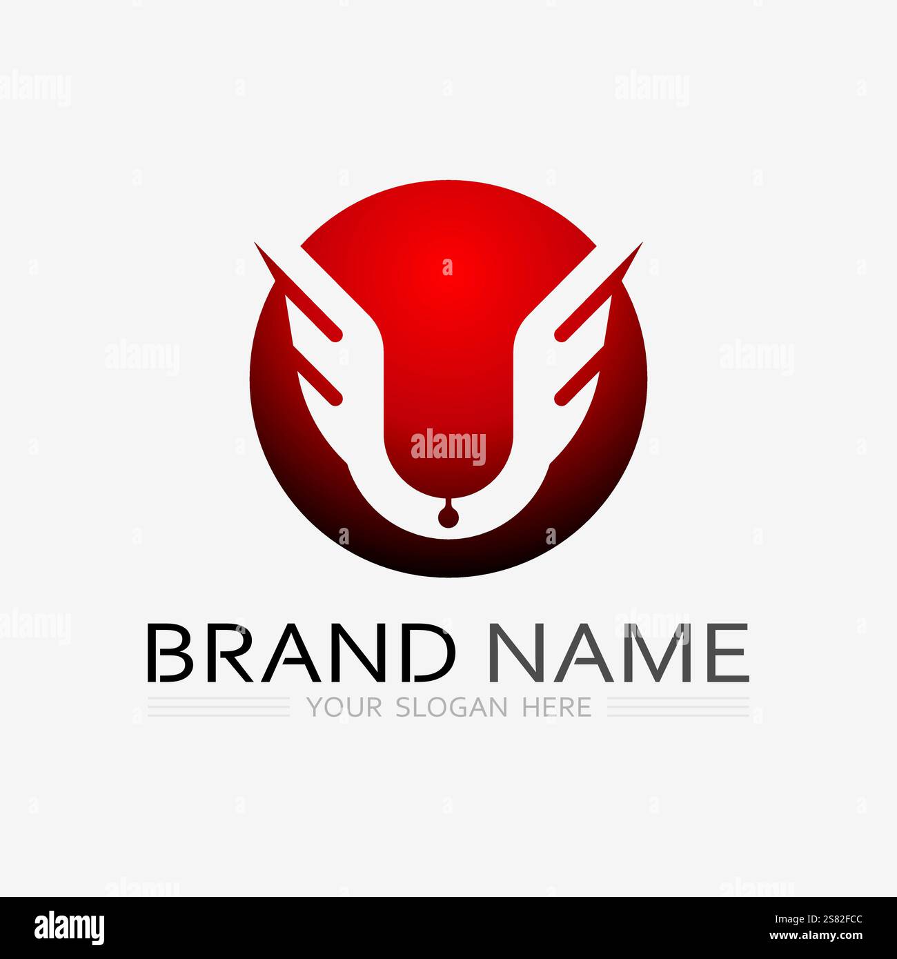 Initial letter U logo business and design icon vector Stock Vector