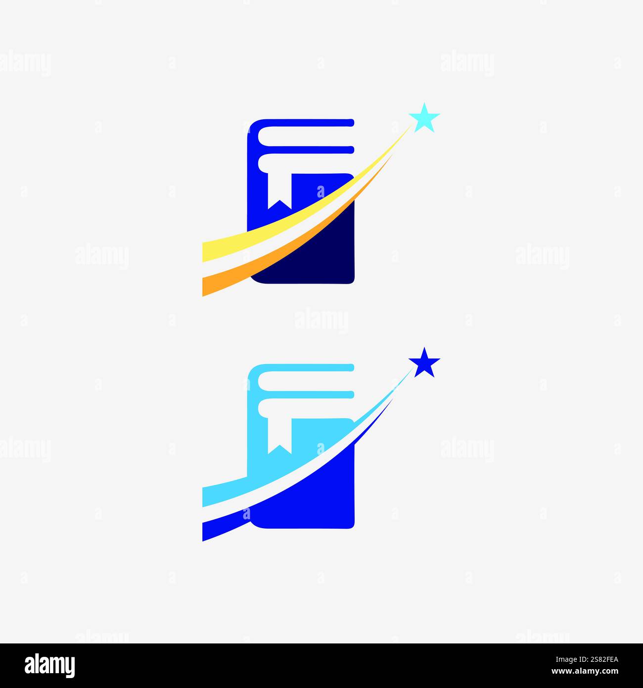 Book logo vector and illustration education icon Stock Vector