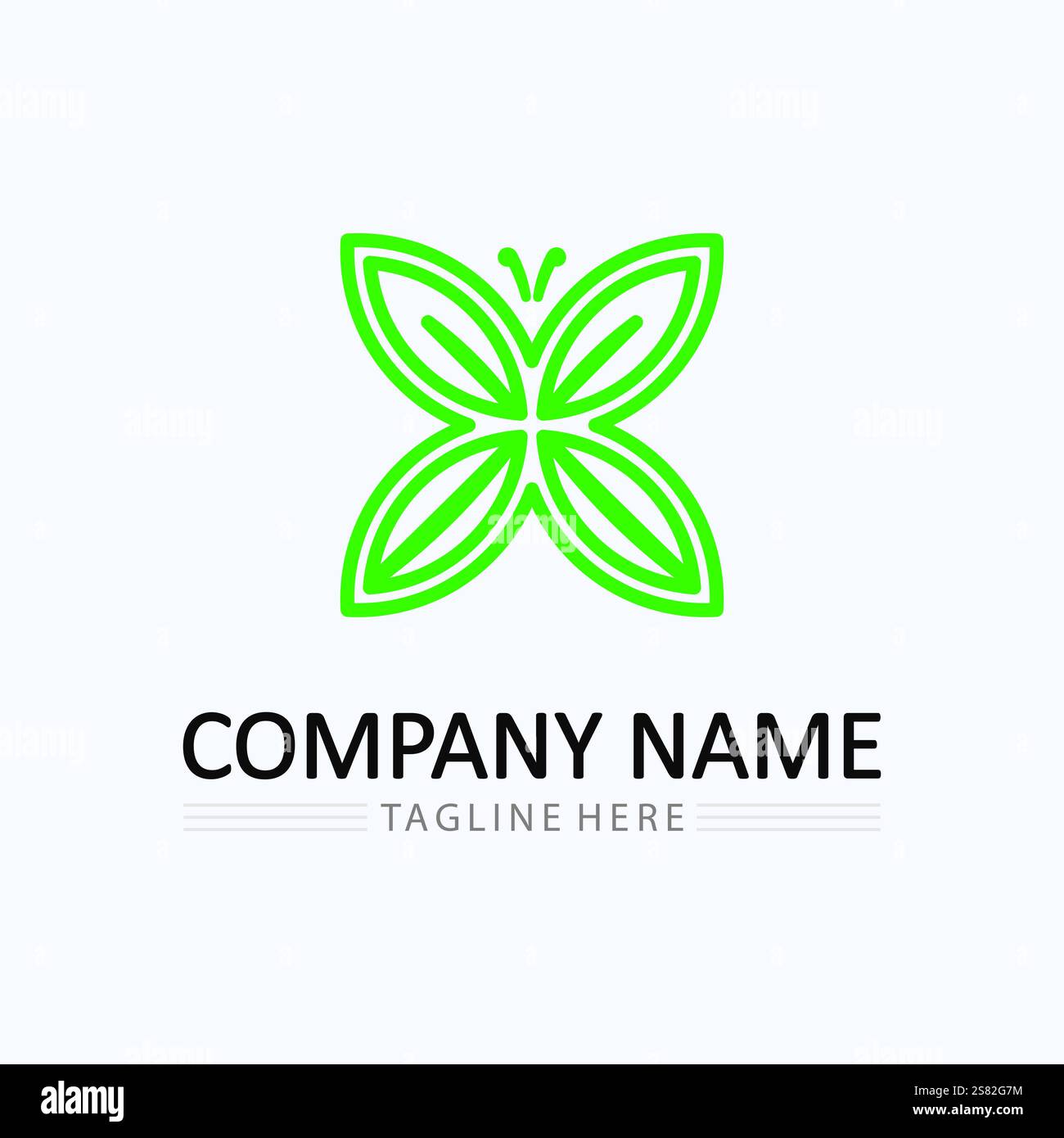 Logos of green Tree leaf ecology nature element vector Stock Vector