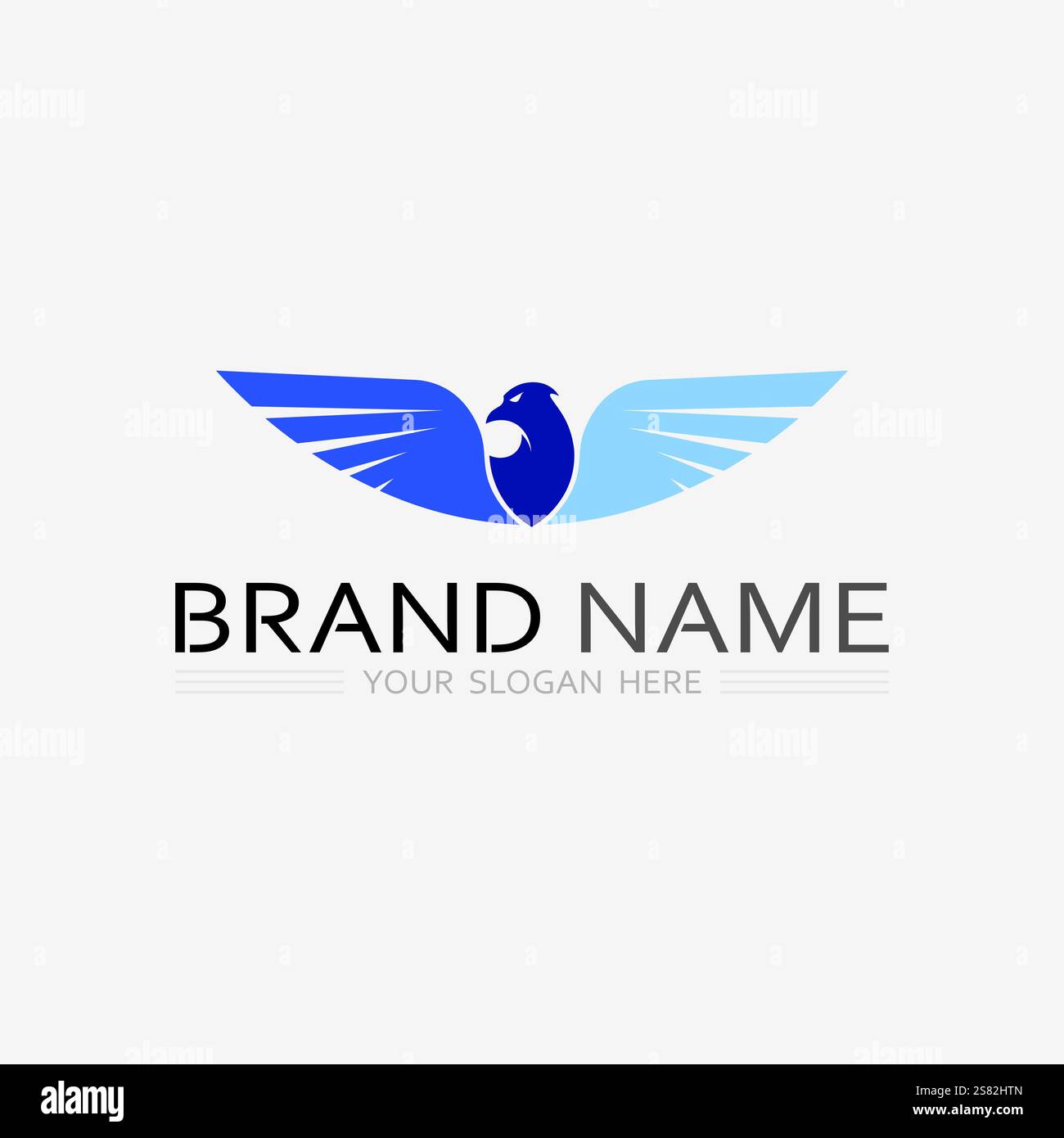 Wings logo vector icon symbol illustration design template Stock Vector