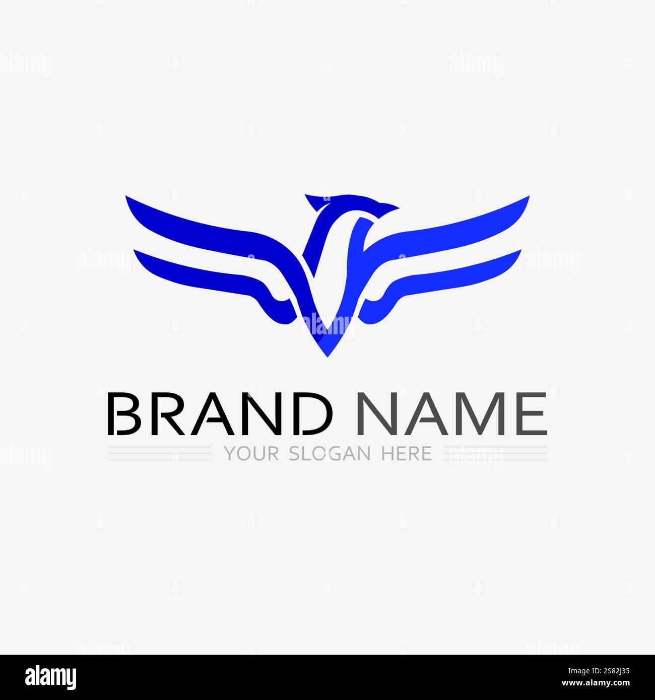 bird logo vector icon design template Stock Vector