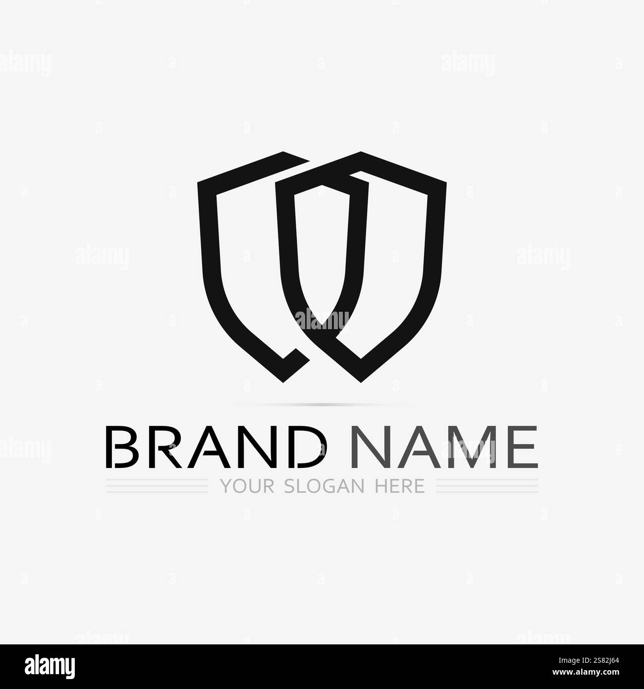 shield logo design vector,shield emblem logo template,logosymbol icon-vector Stock Vector