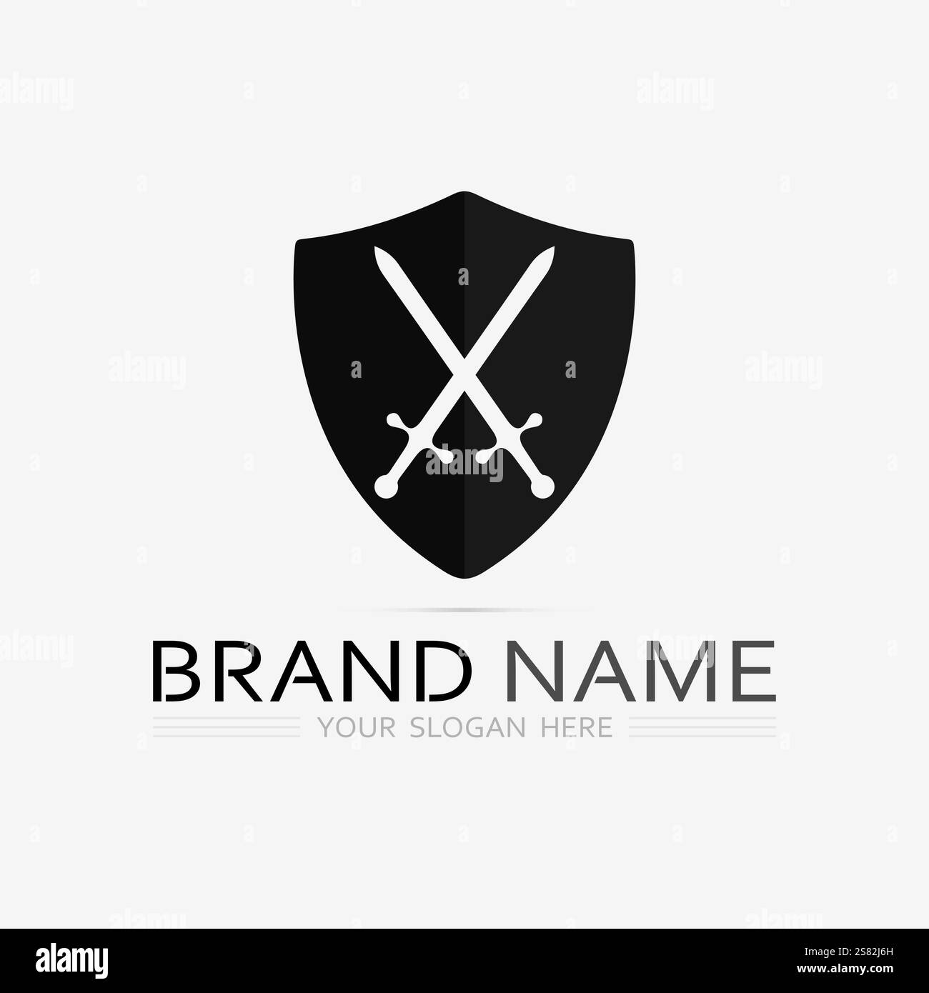 shield logo design vector,shield emblem logo template,logosymbol icon-vector Stock Vector
