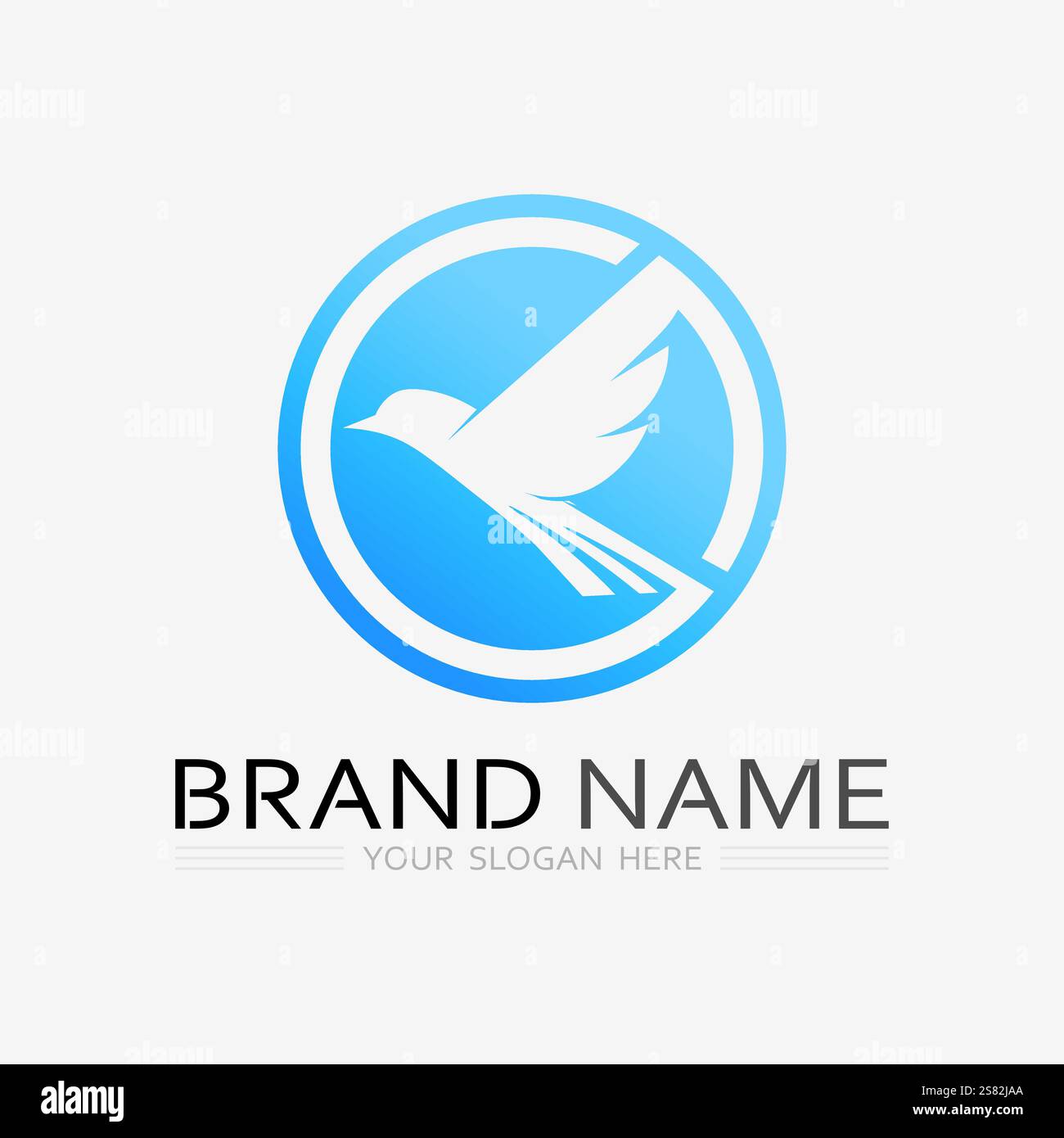 bird logo vector icon design template Stock Vector