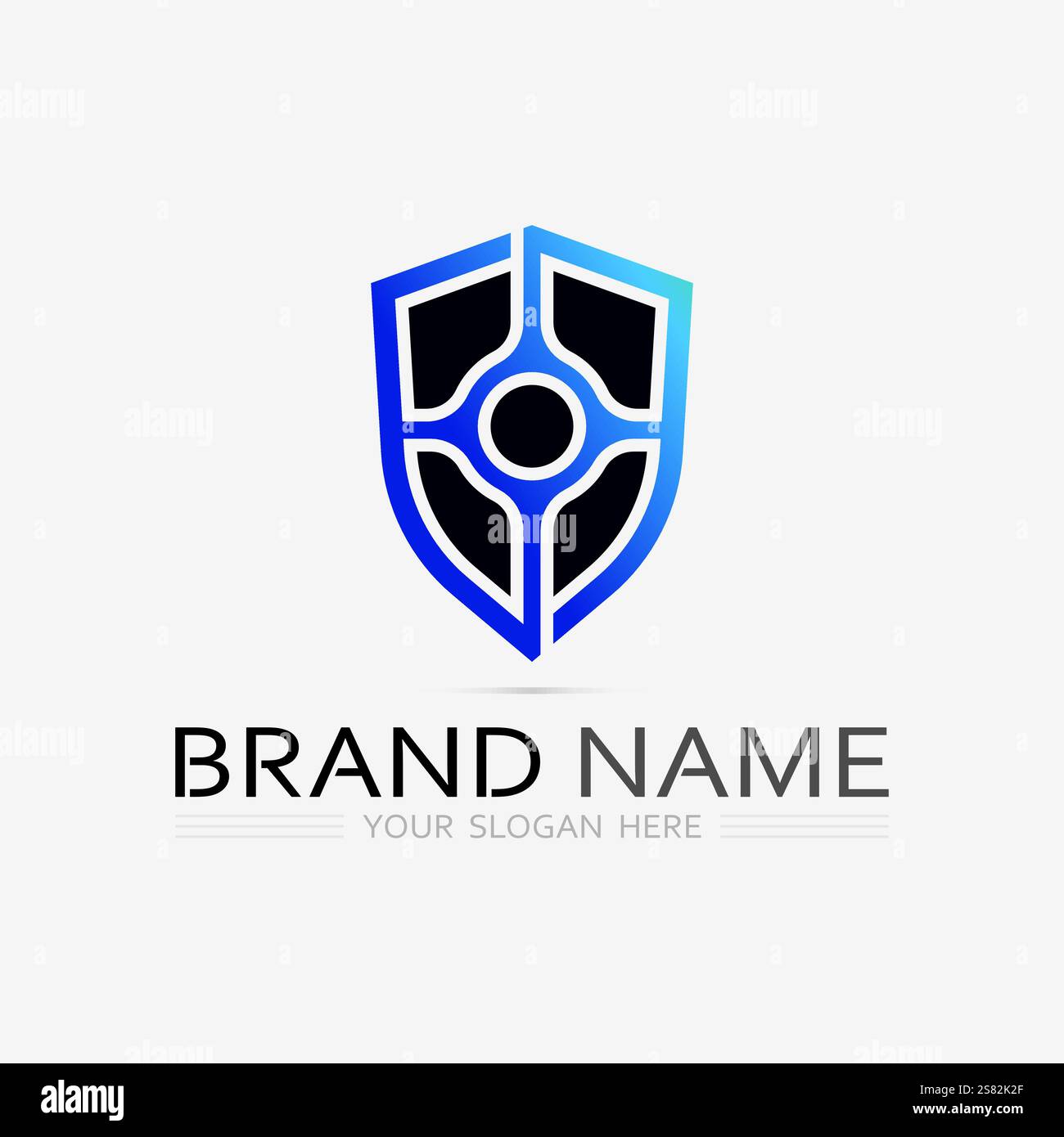 Badge vintage shield icon Cut Out Stock Images & Pictures - Alamy