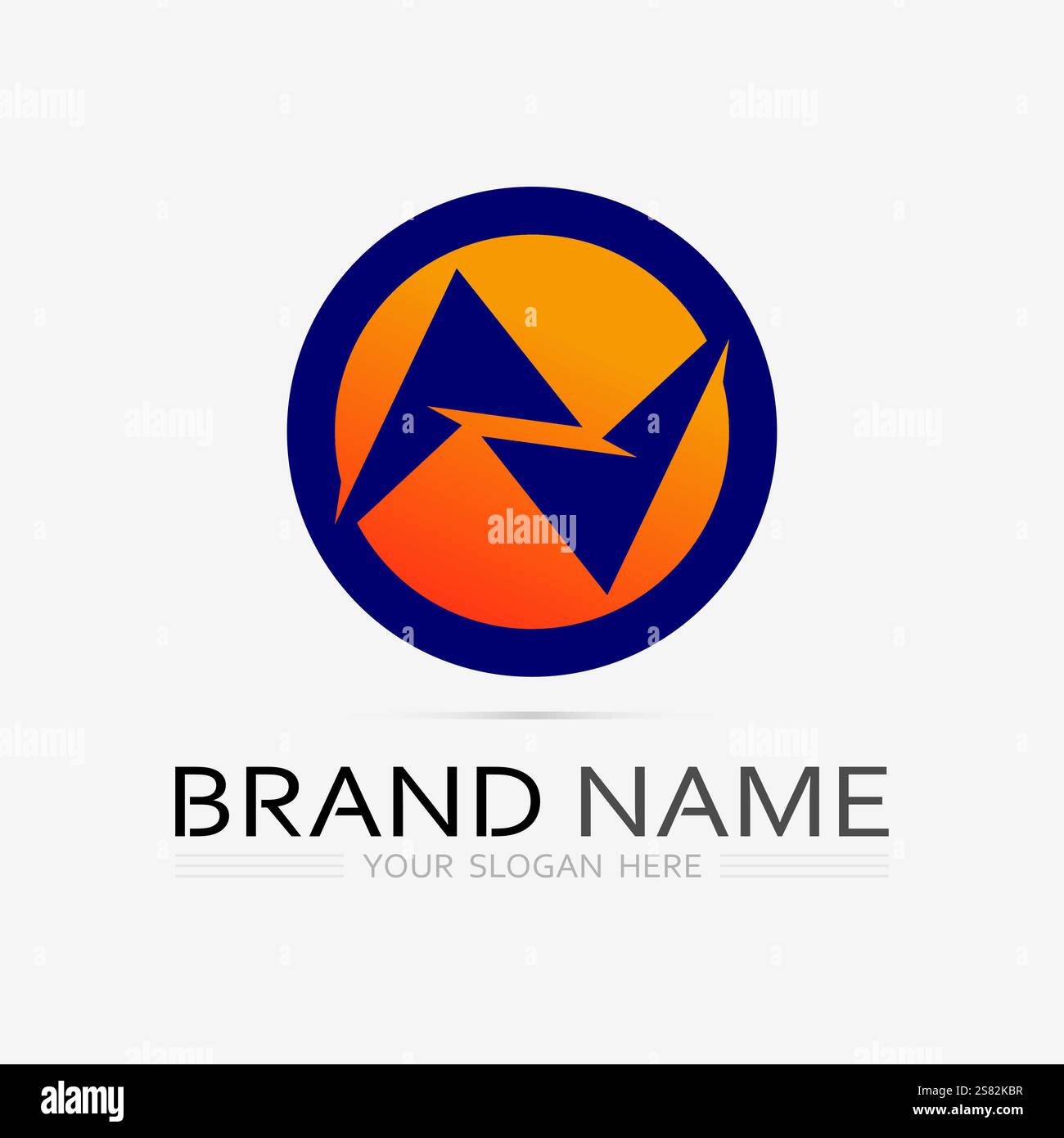 N Letter Logo Template vector icon illustration design Stock Vector