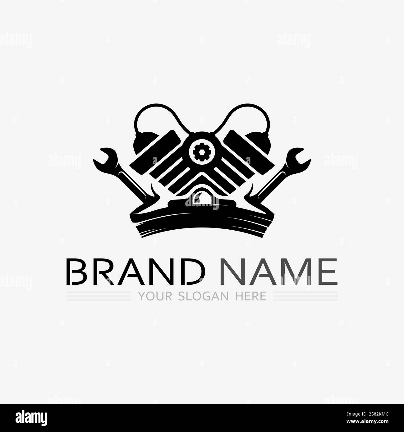 machine engine and heavy equipment logos design icon sign vector ...