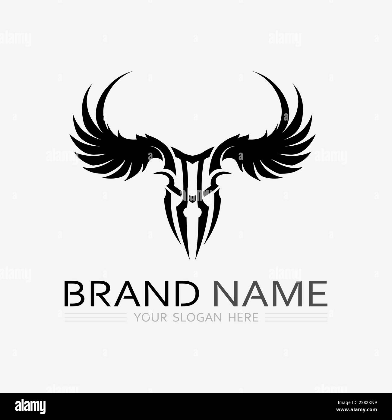 Wings logo vector icon symbol illustration design template Stock Vector