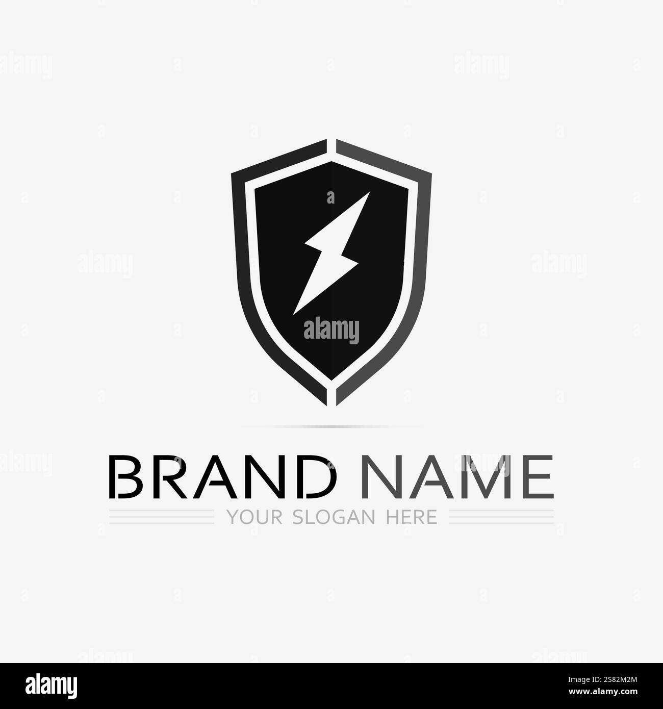 shield logo design vector,shield emblem logo template,logosymbol icon-vector Stock Vector