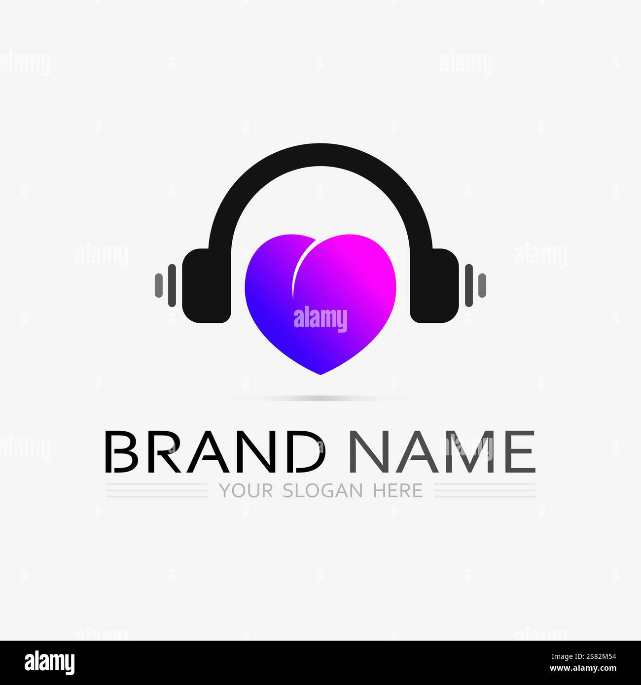 Music logo and note Icon Vector illustration design Stock Vector