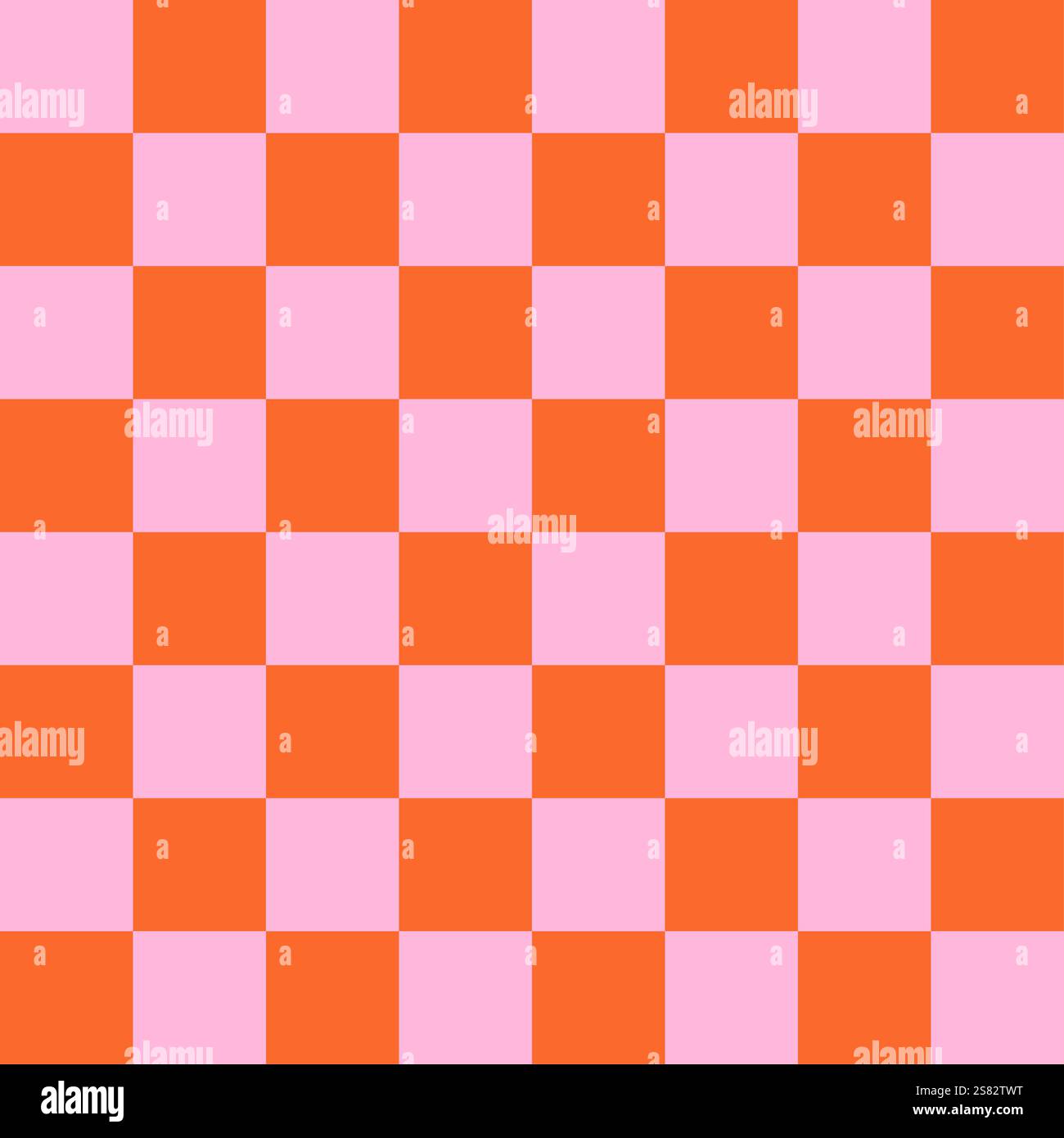 Seamless grid of checkered squares or pixels in repeating vector pattern Stock Vector