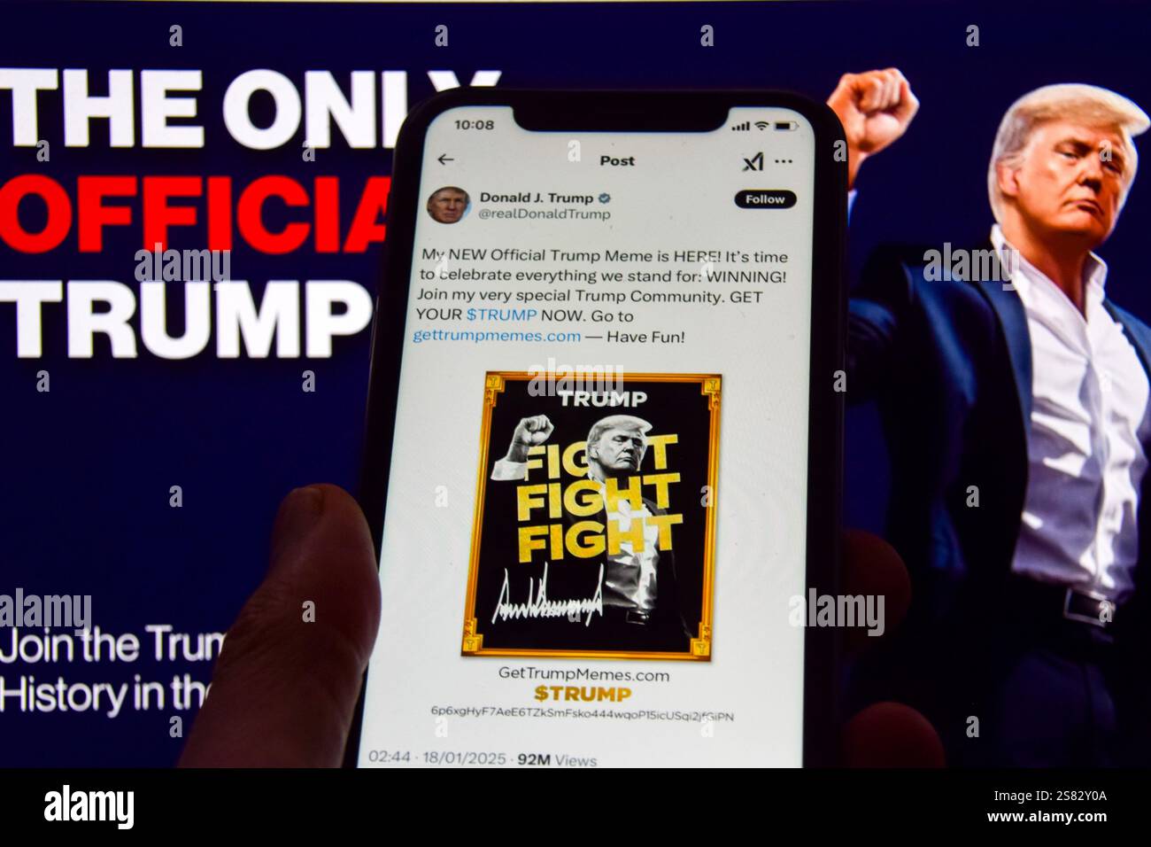 Melania meme hi-res stock photography and images - Alamy