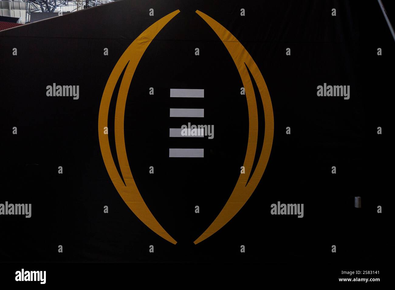 January 20, 2025 National Championship logo prior to College Football