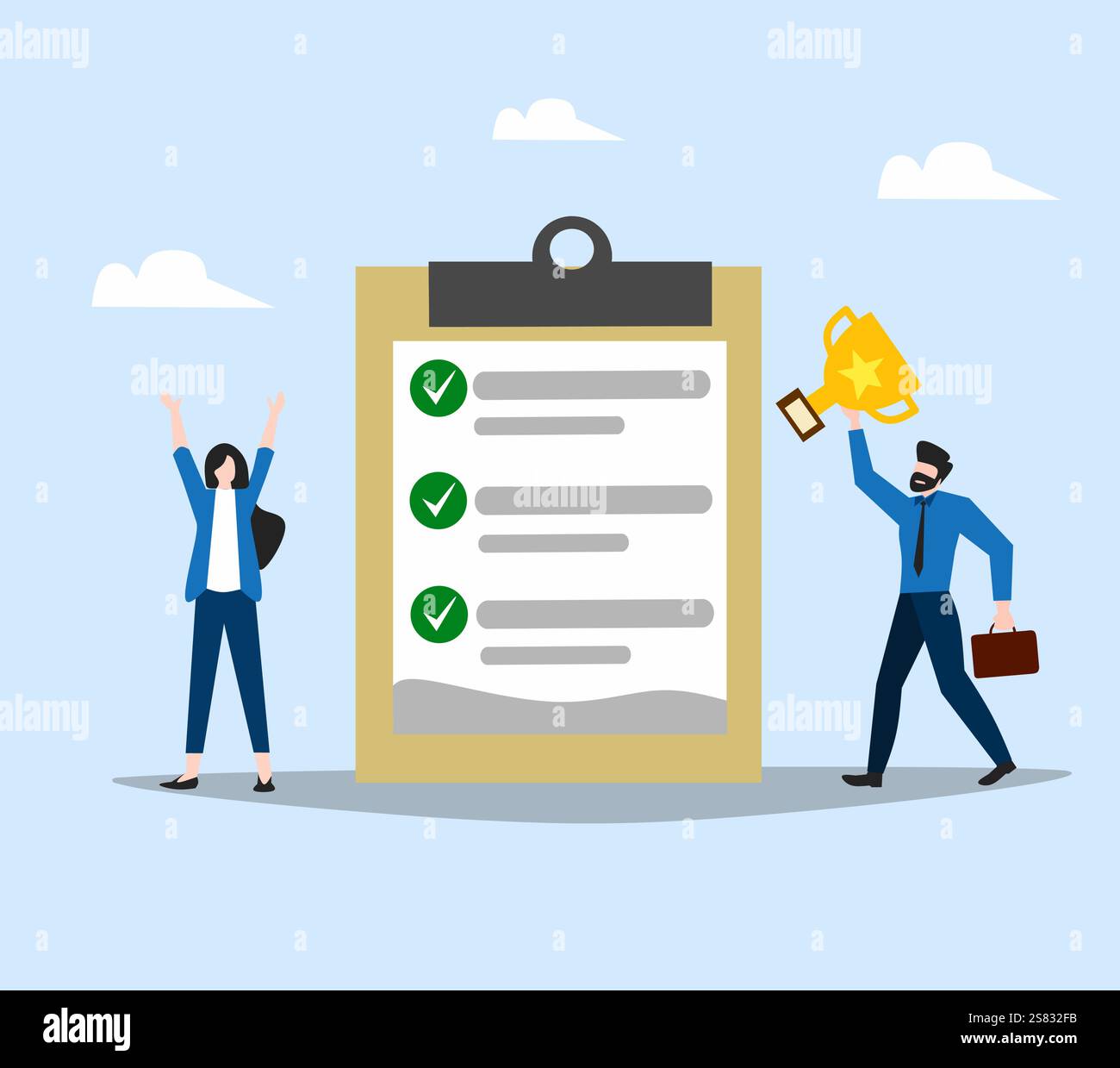 Business vector illustration art networking with blue background Stock Vector