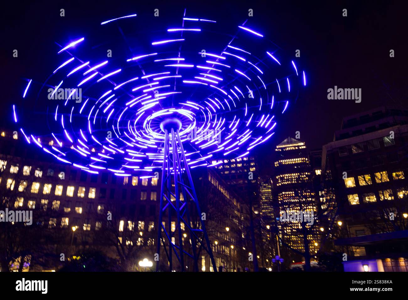 EDITORIAL USE ONLY Error by Vendel & de Wolf on display at Canary Wharf