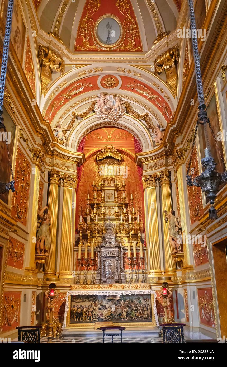 Cathedral interior, Braga, Minho Province, Portugal Stock Photo - Alamy