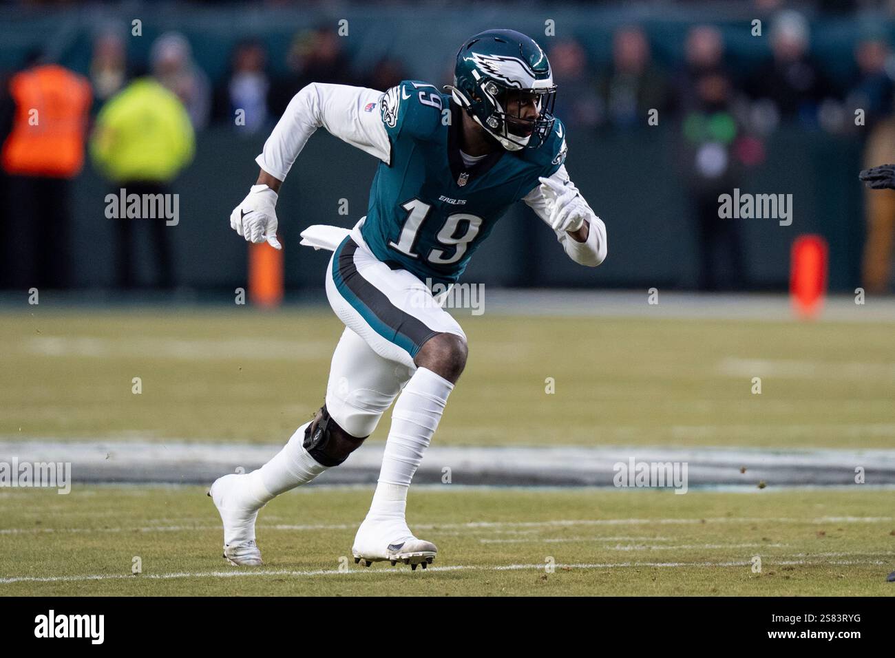 Josh Ryg Philadelphia Eagles linebacker Josh Sweat (19) in action during the NFL ...