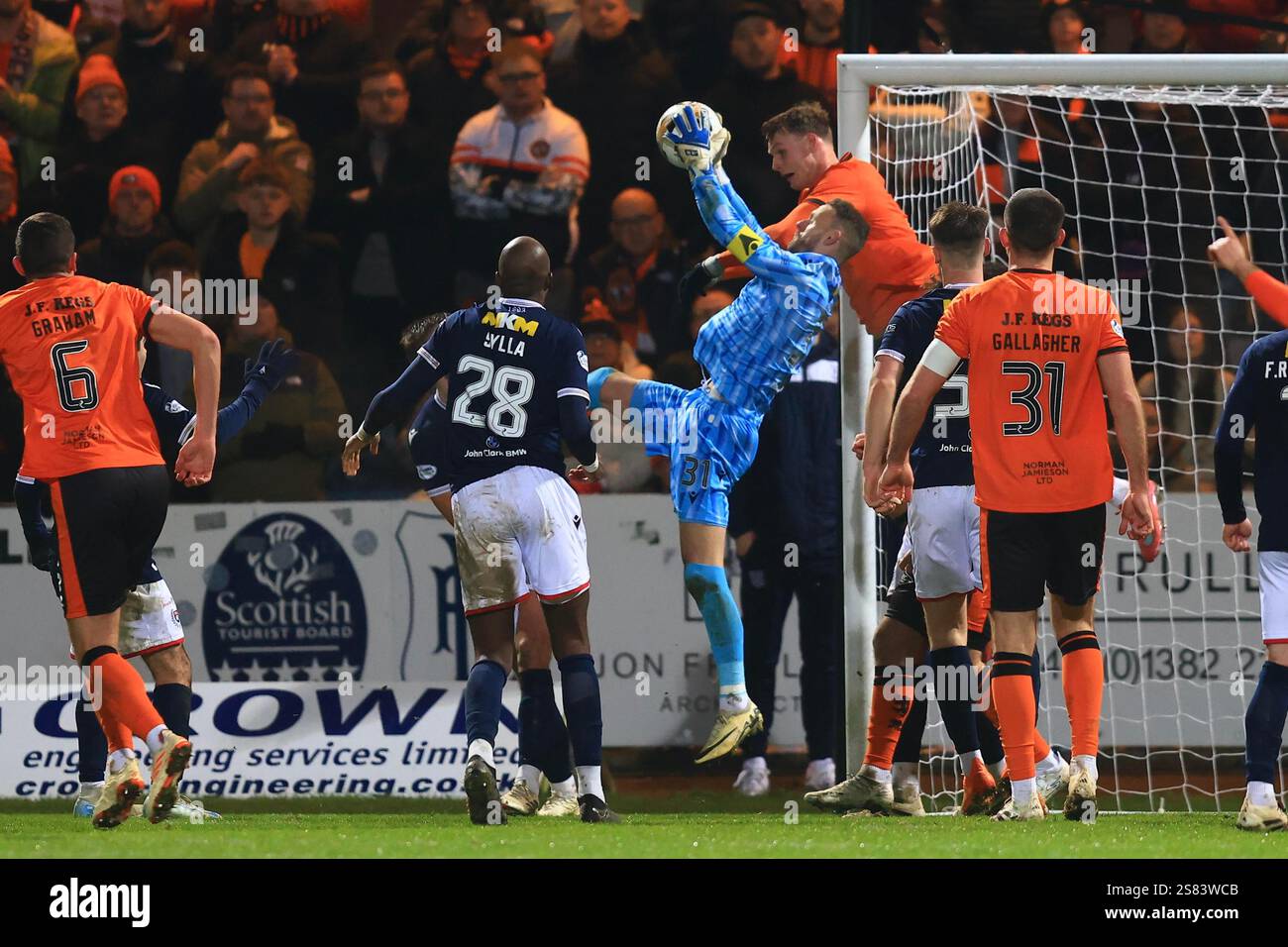 20th January 2025; Dens Park, Dundee, Scotland Scottish Cup Fourth