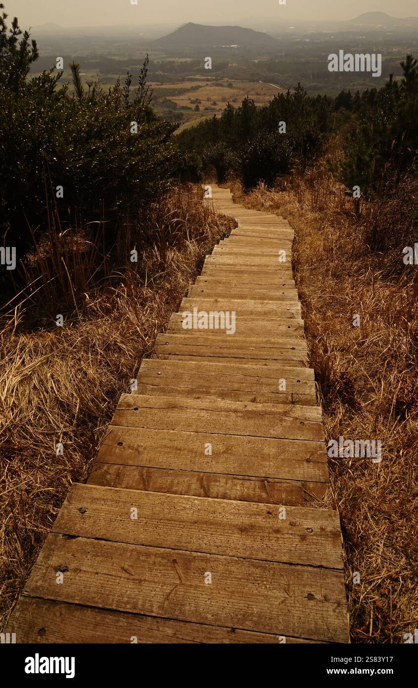 a small scene of Jeju Island, Korea Stock Photo