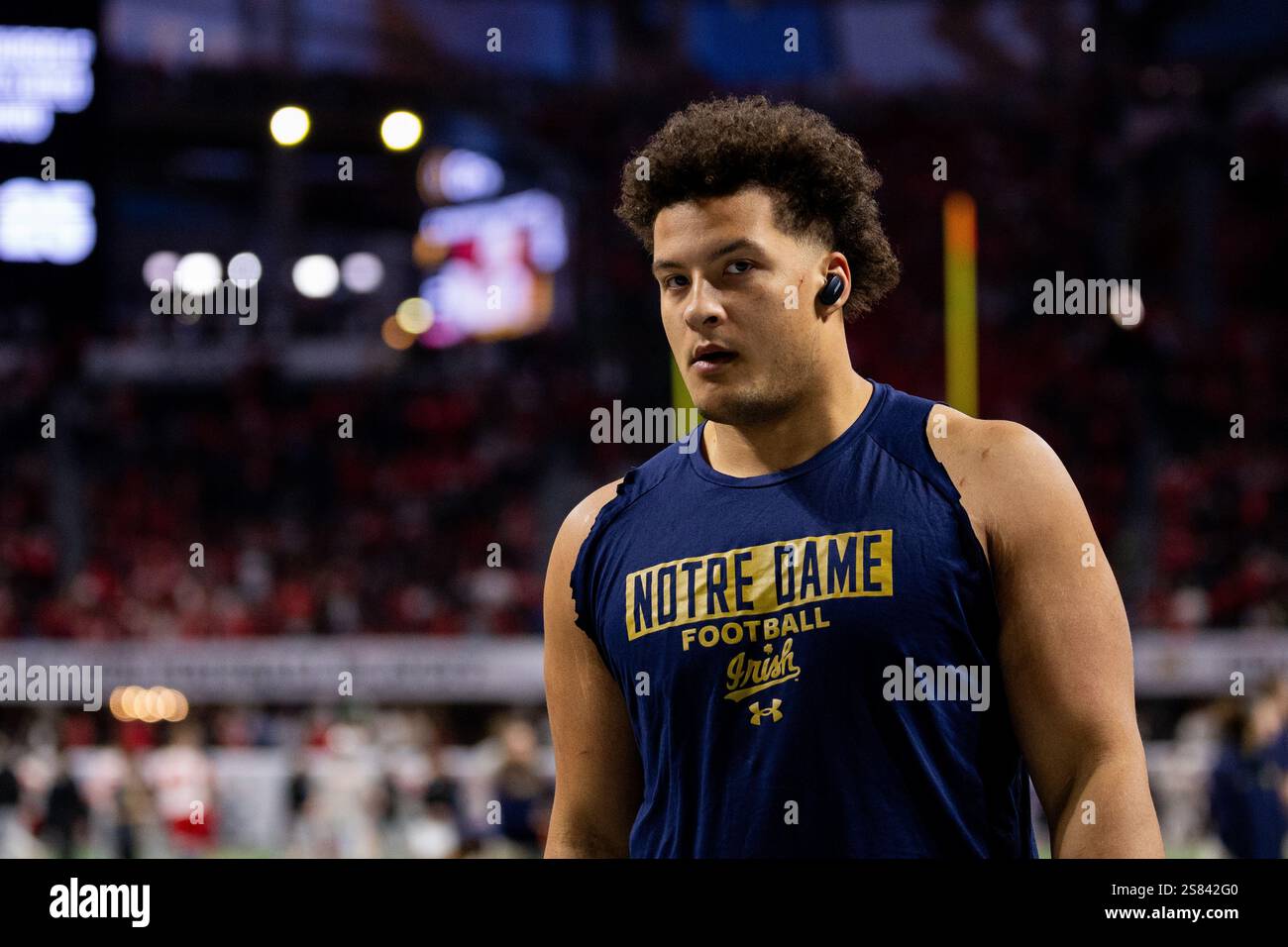 January 20, 2025 Notre Dame defensive lineman Howard Cross III (56