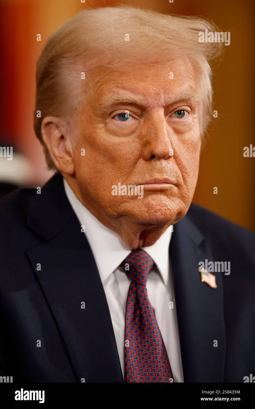 Washington, United States. 20th Jan, 2025. WASHINGTON, DC - JANUARY 20 ...